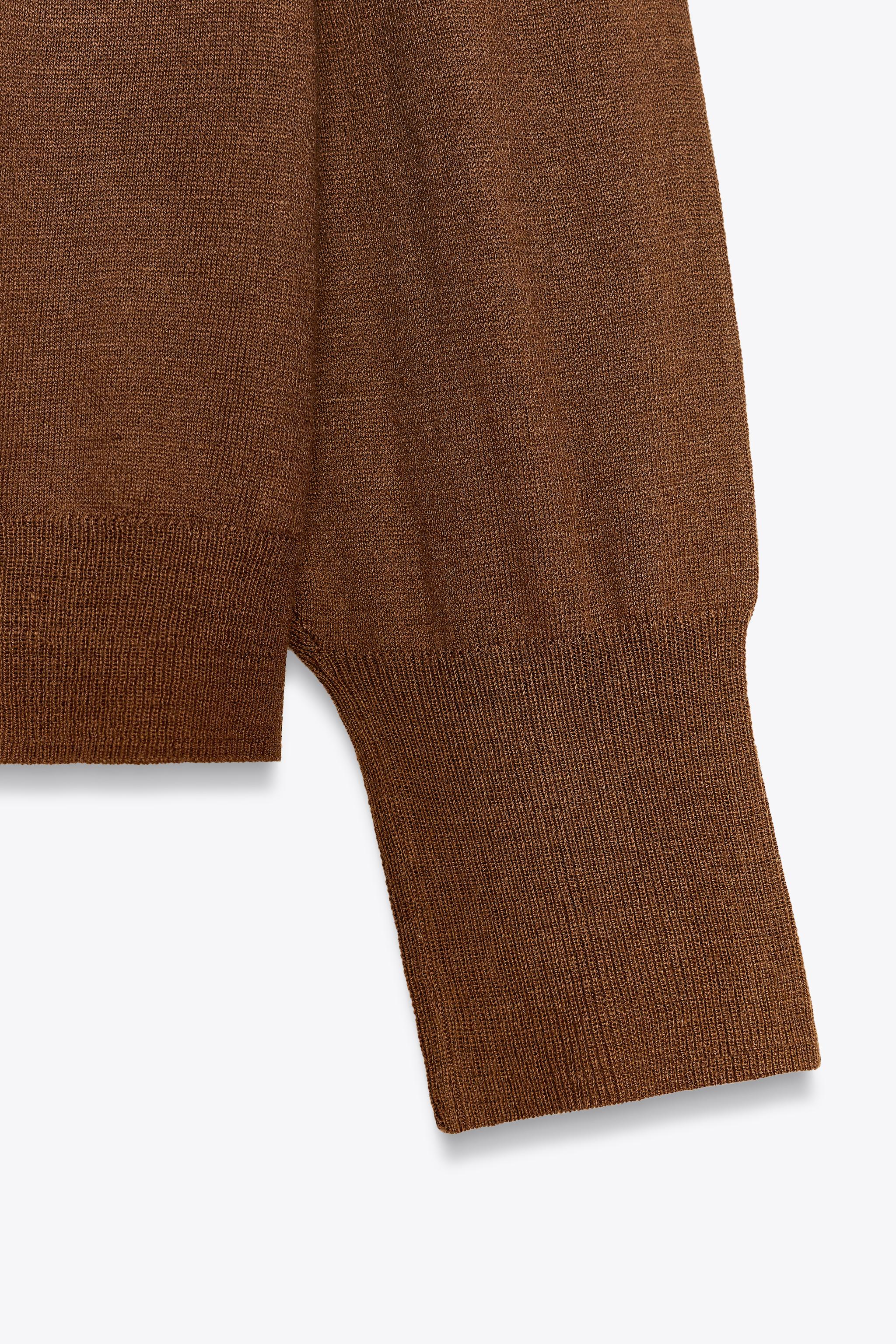 FINE KNIT TIE SWEATER