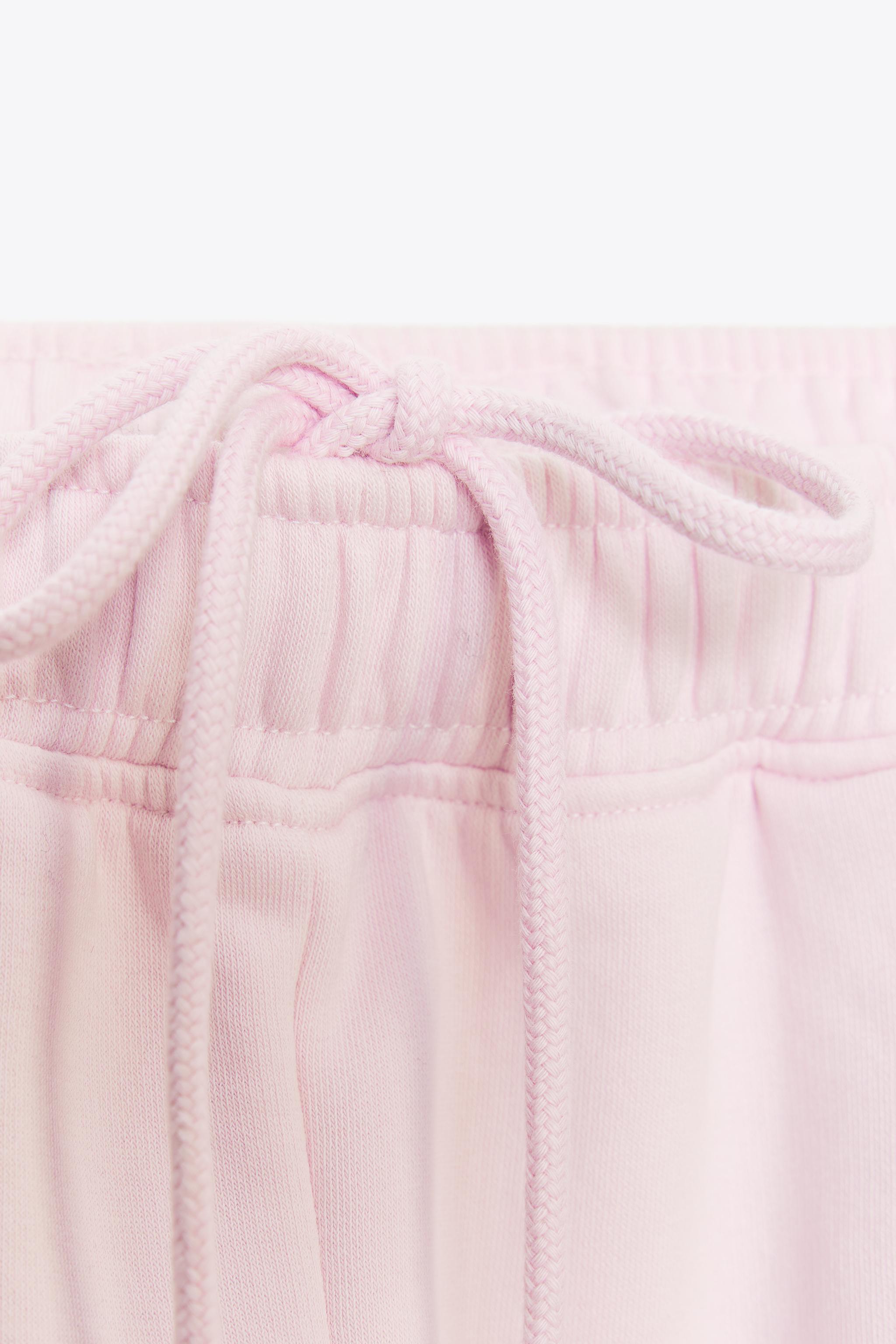 ADJUSTABLE HEM STRAIGHT BASIC FLEECE PANTS