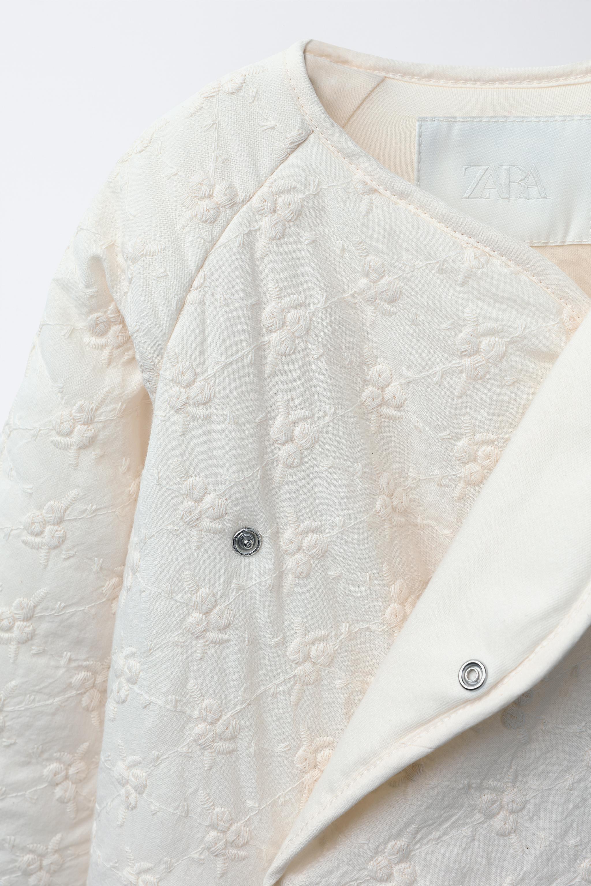 FLORAL EMBROIDERY QUILTED ROMPER