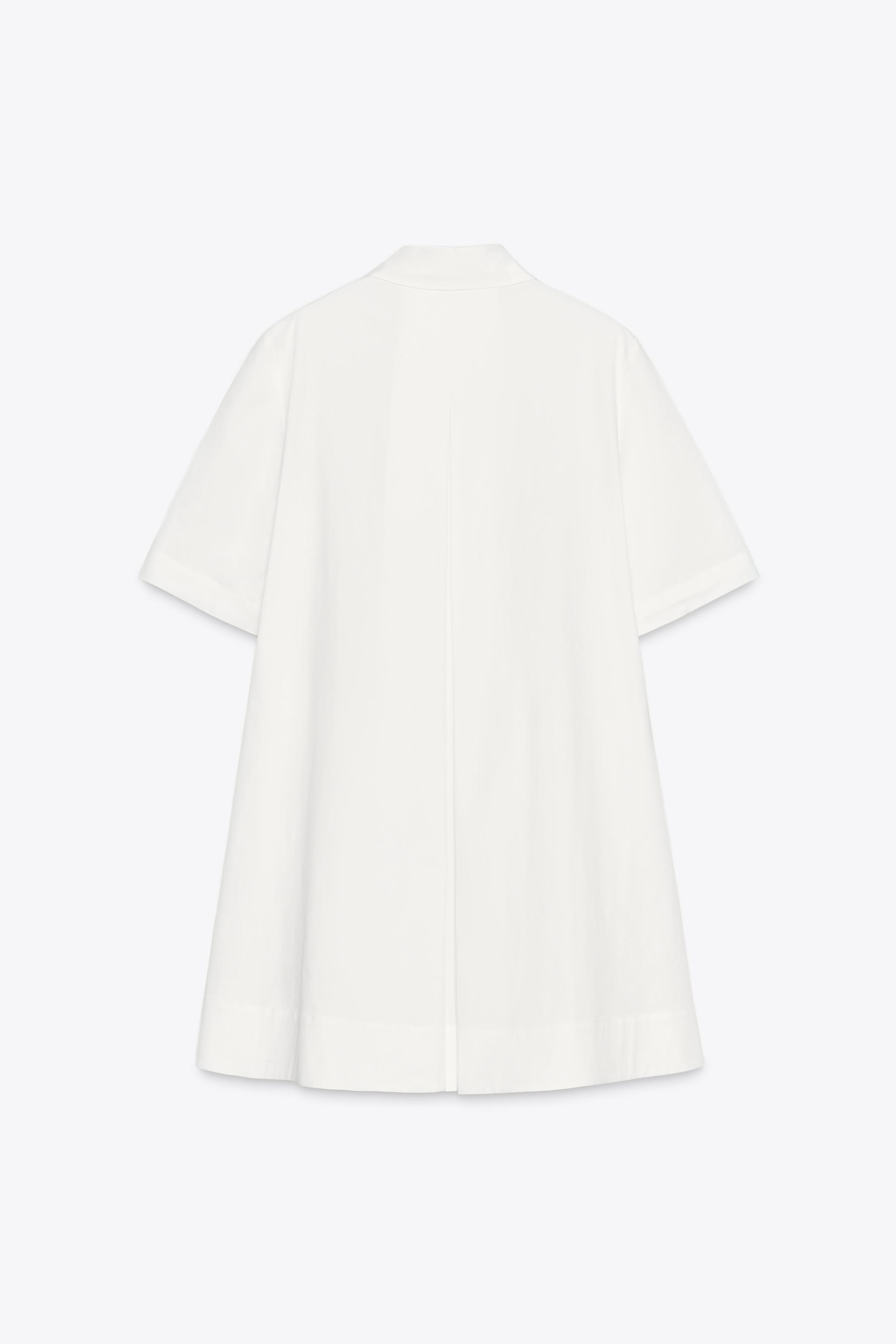 ZW COLLECTION POPLIN SHORT DRESS