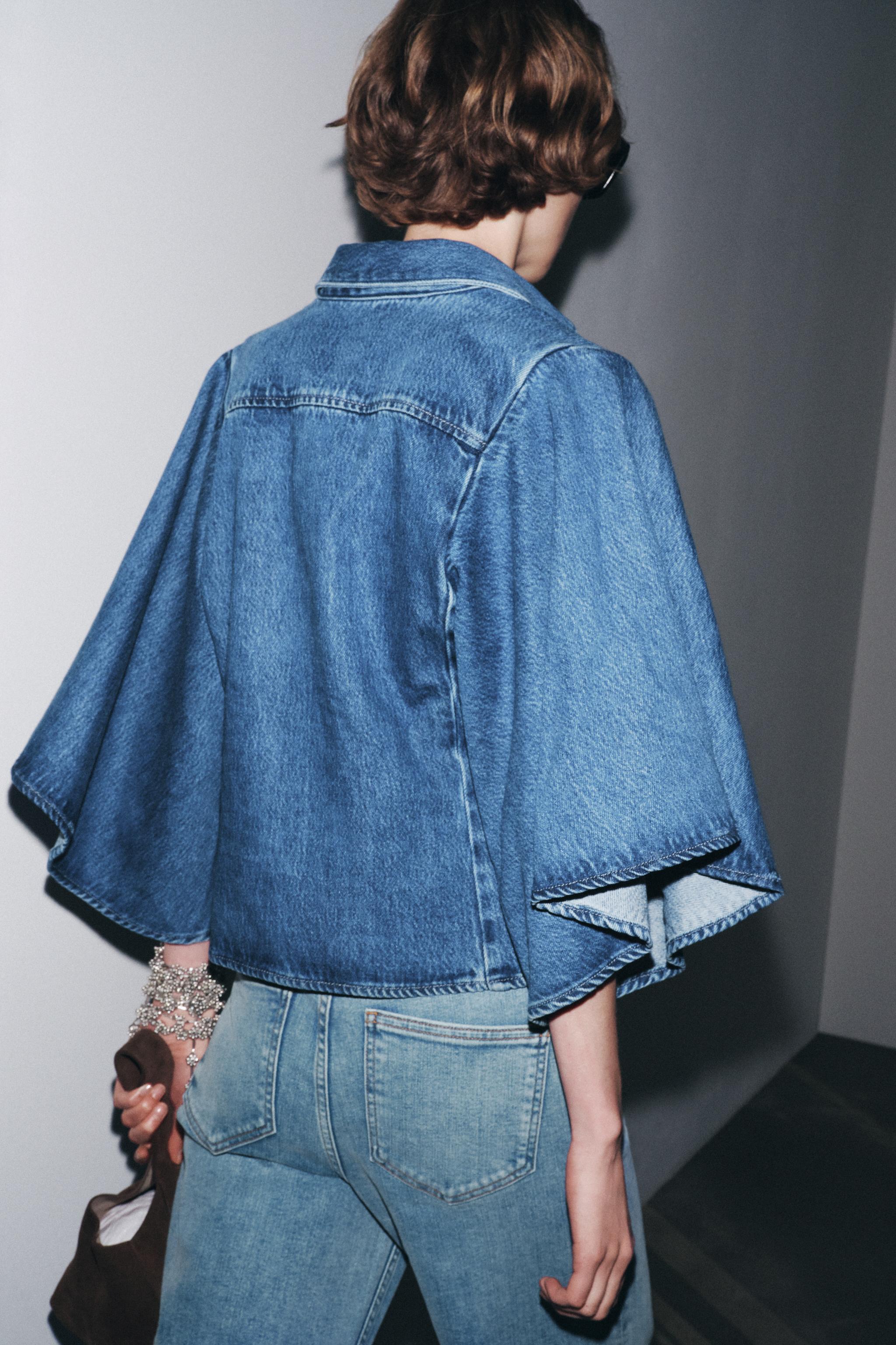 ZW COLLECTION KIMONO DENIM SHIRT