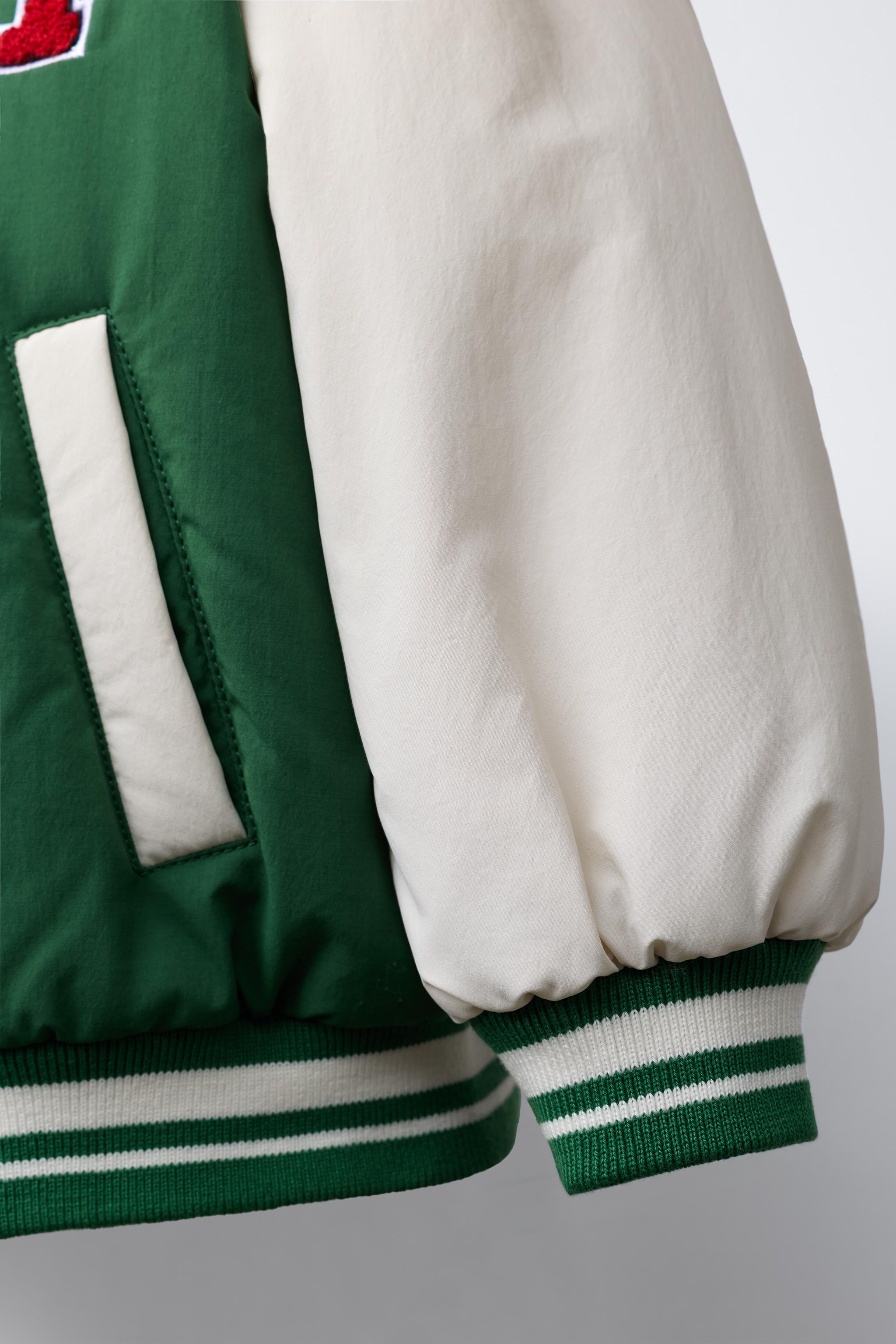 EMBROIDERED VARSITY BOMBER JACKET