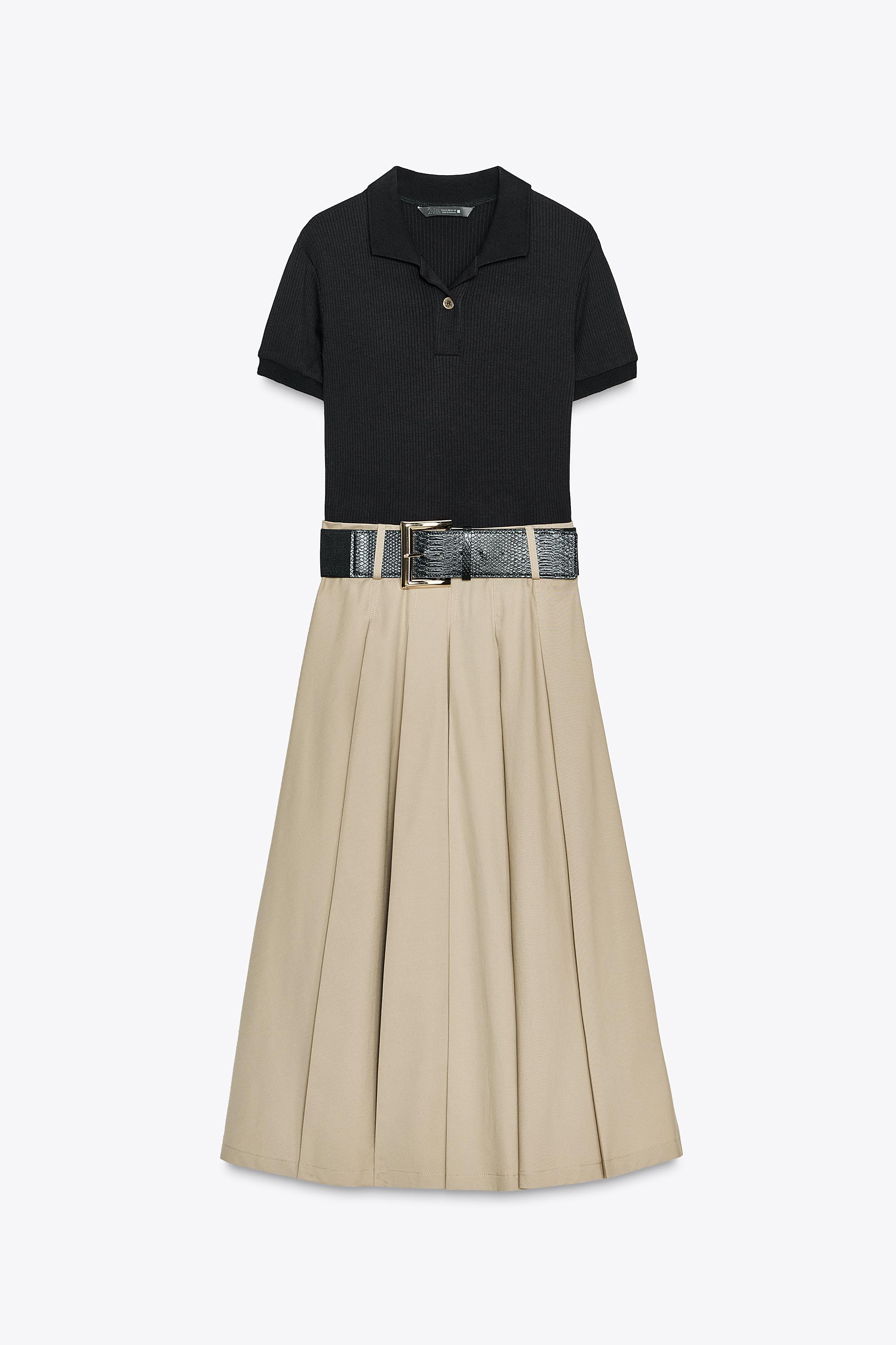 COMBINATION BELTED DRESS