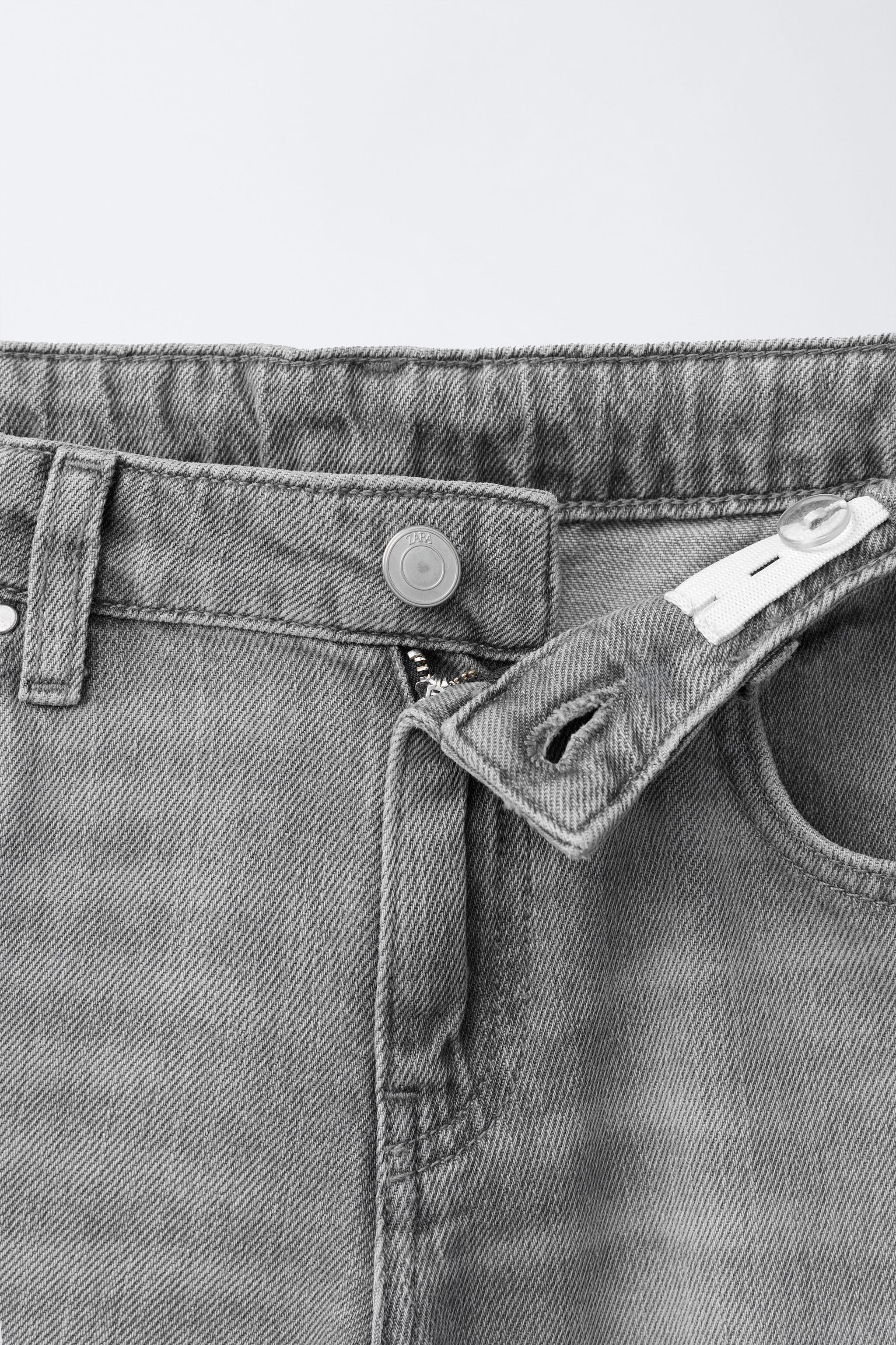 STUDDED WIDE LEG JEANS