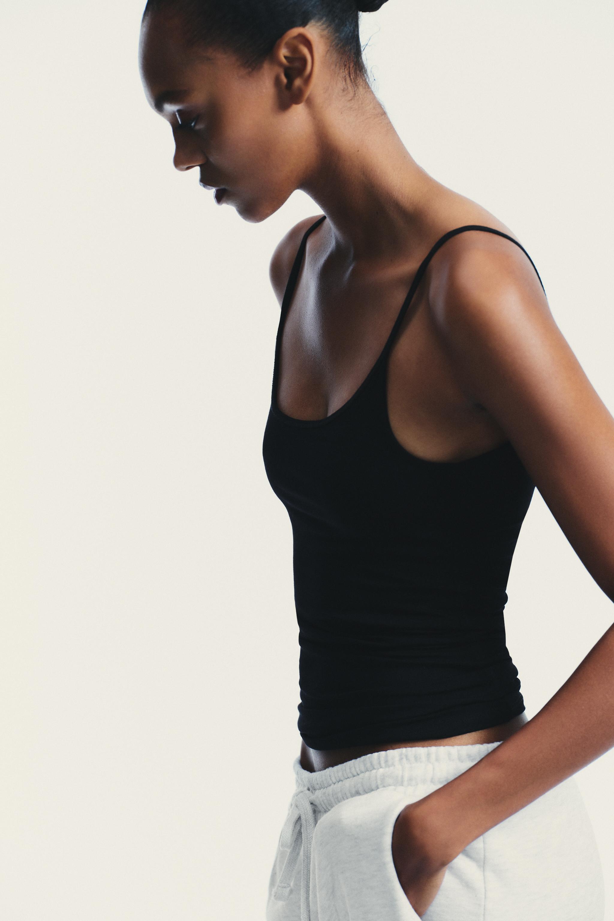 LYOCELL T-SHIRT WITH INNER TOP