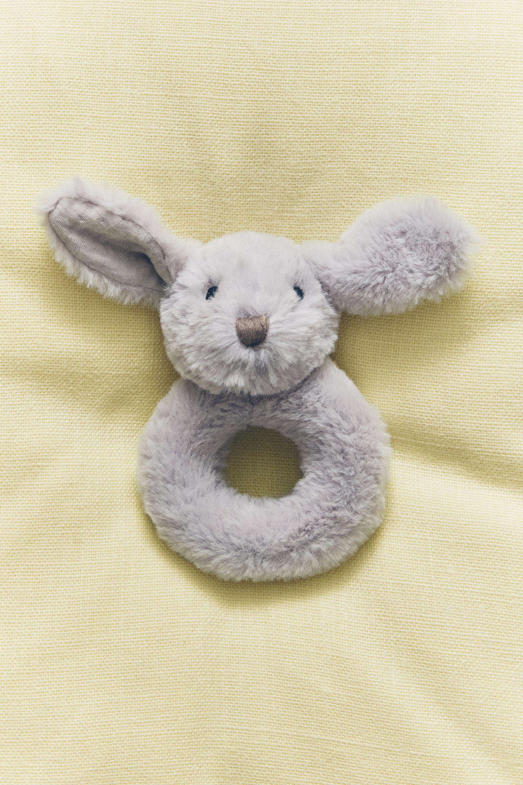 CHILDREN’S BUNNY PLUSH TOY RATTLE