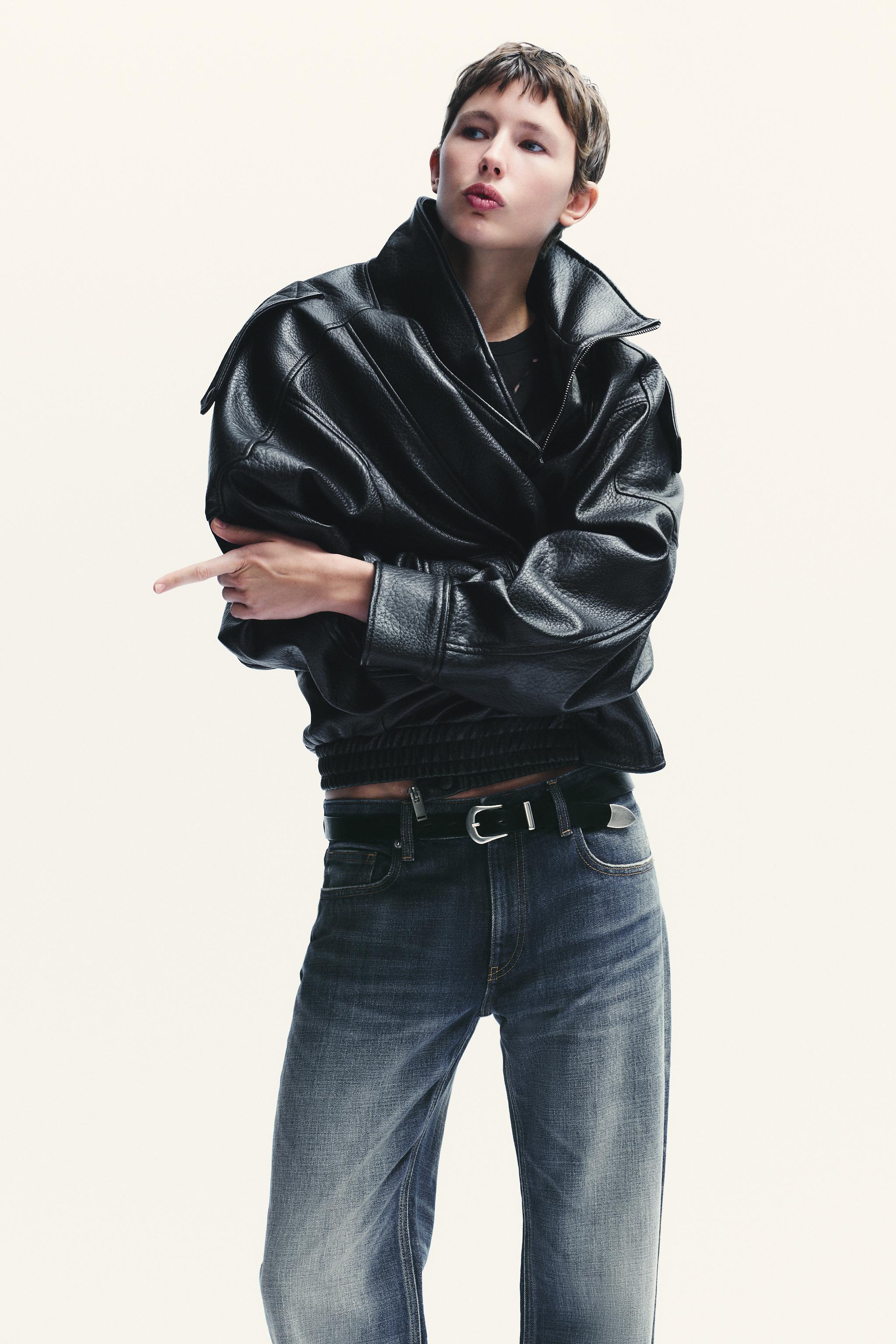 TRF MID-RISE STRAIGHT CROP JEANS