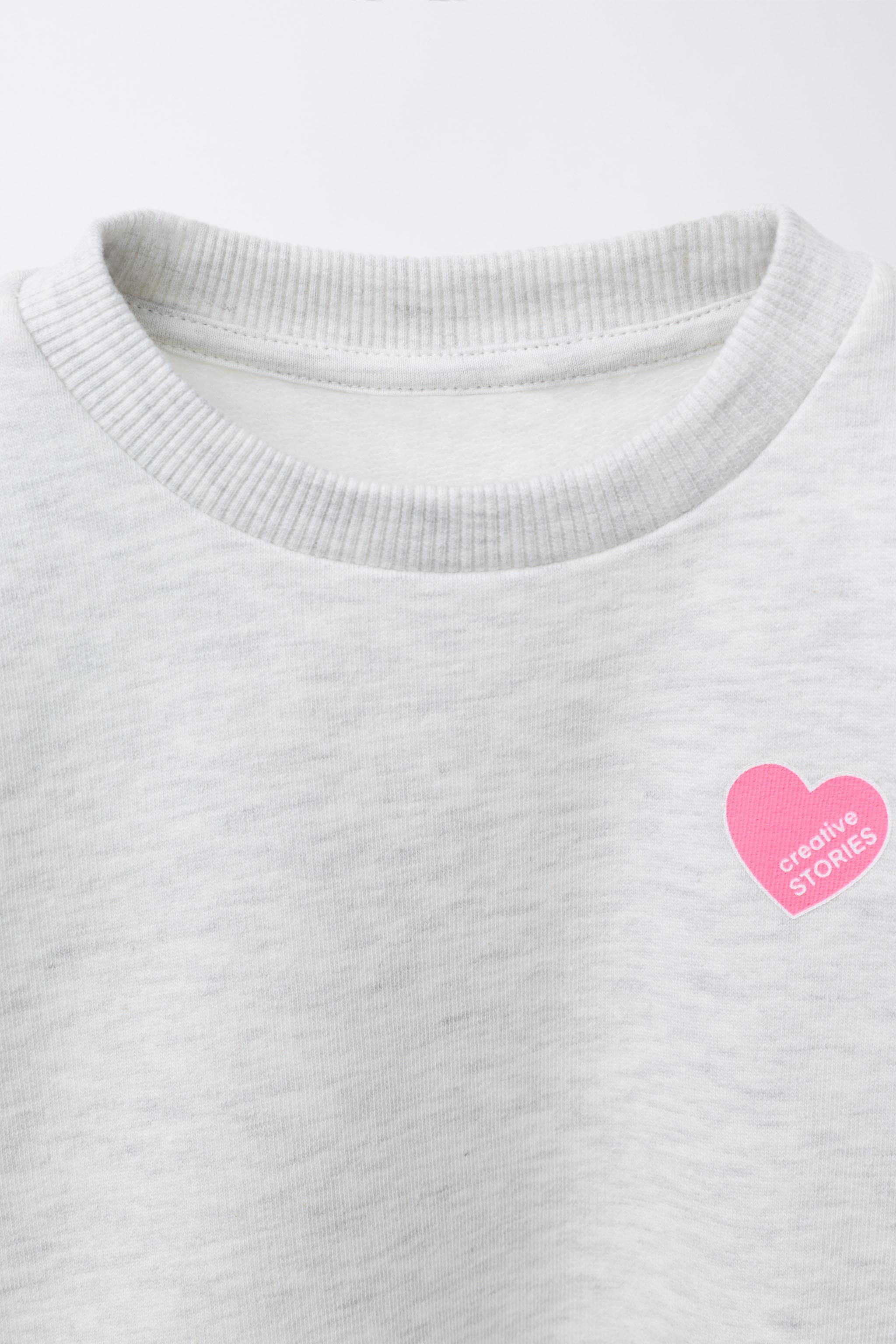 BASIC HEART SWEATSHIRT