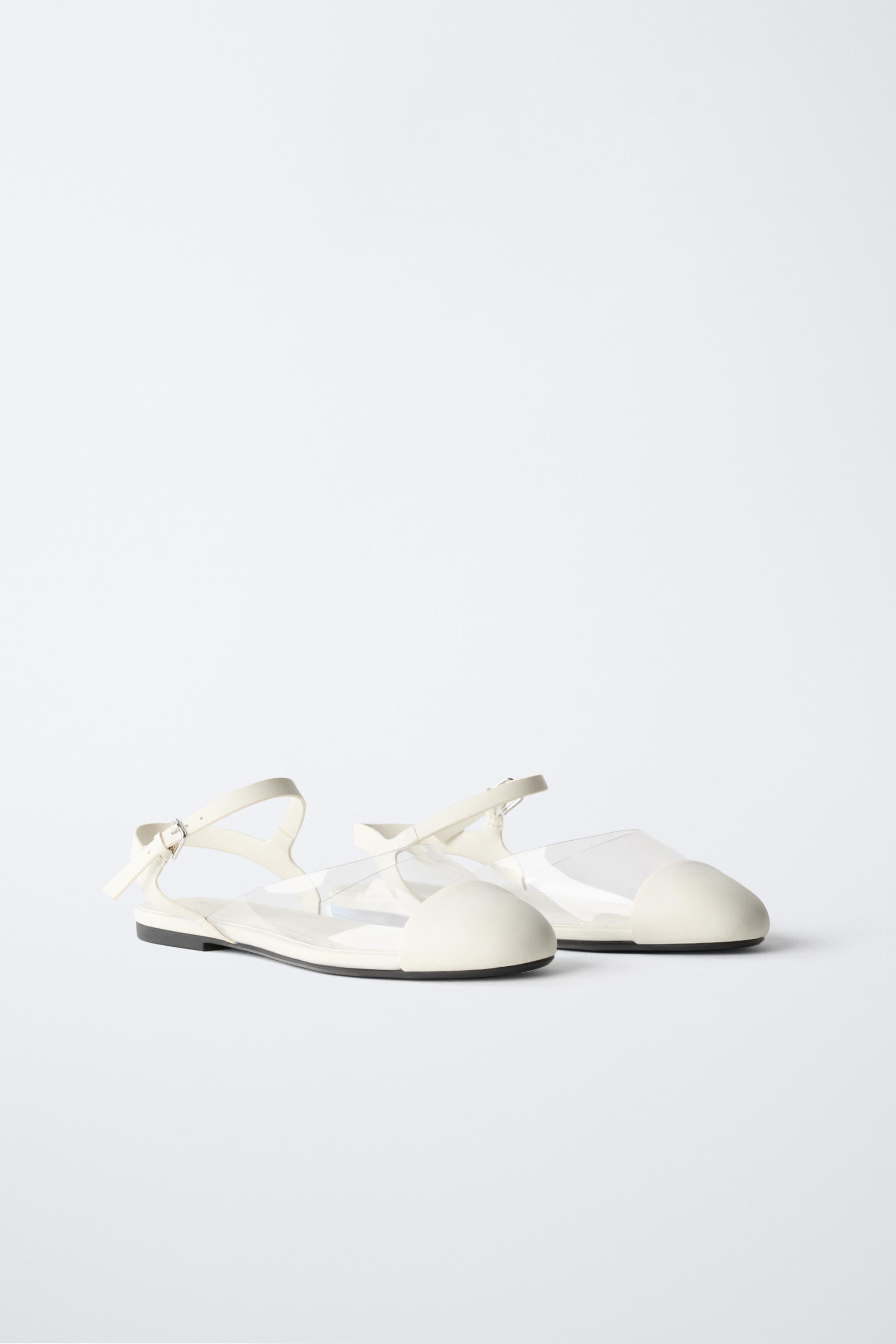 VINYL SLINGBACK SHOES