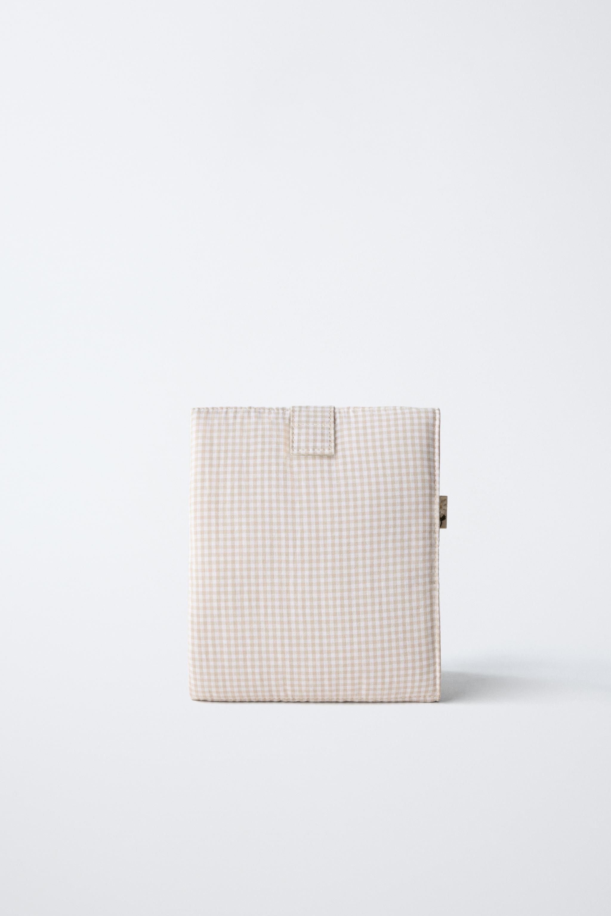 GINGHAM MATERNITY BAG