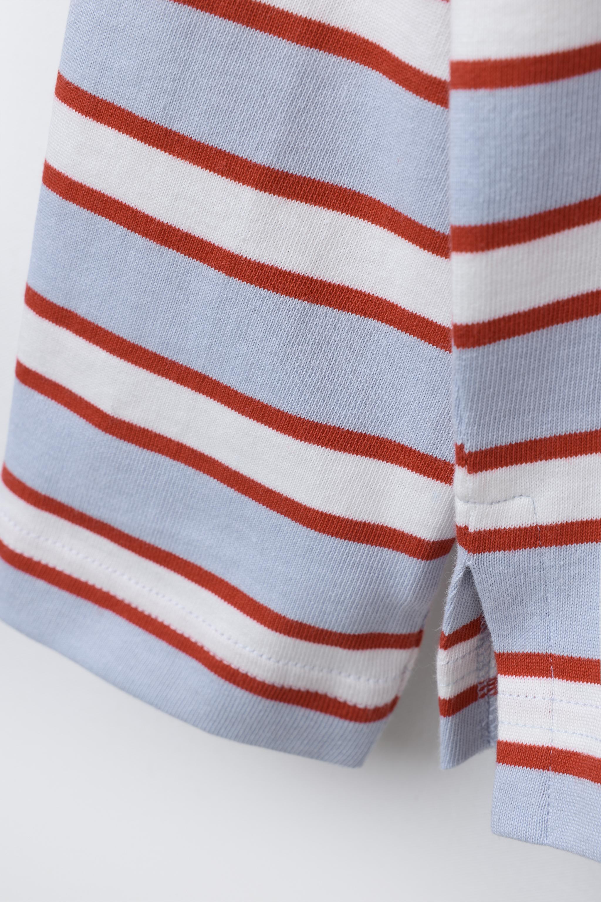 STRIPED HEART PATCH T-SHIRT