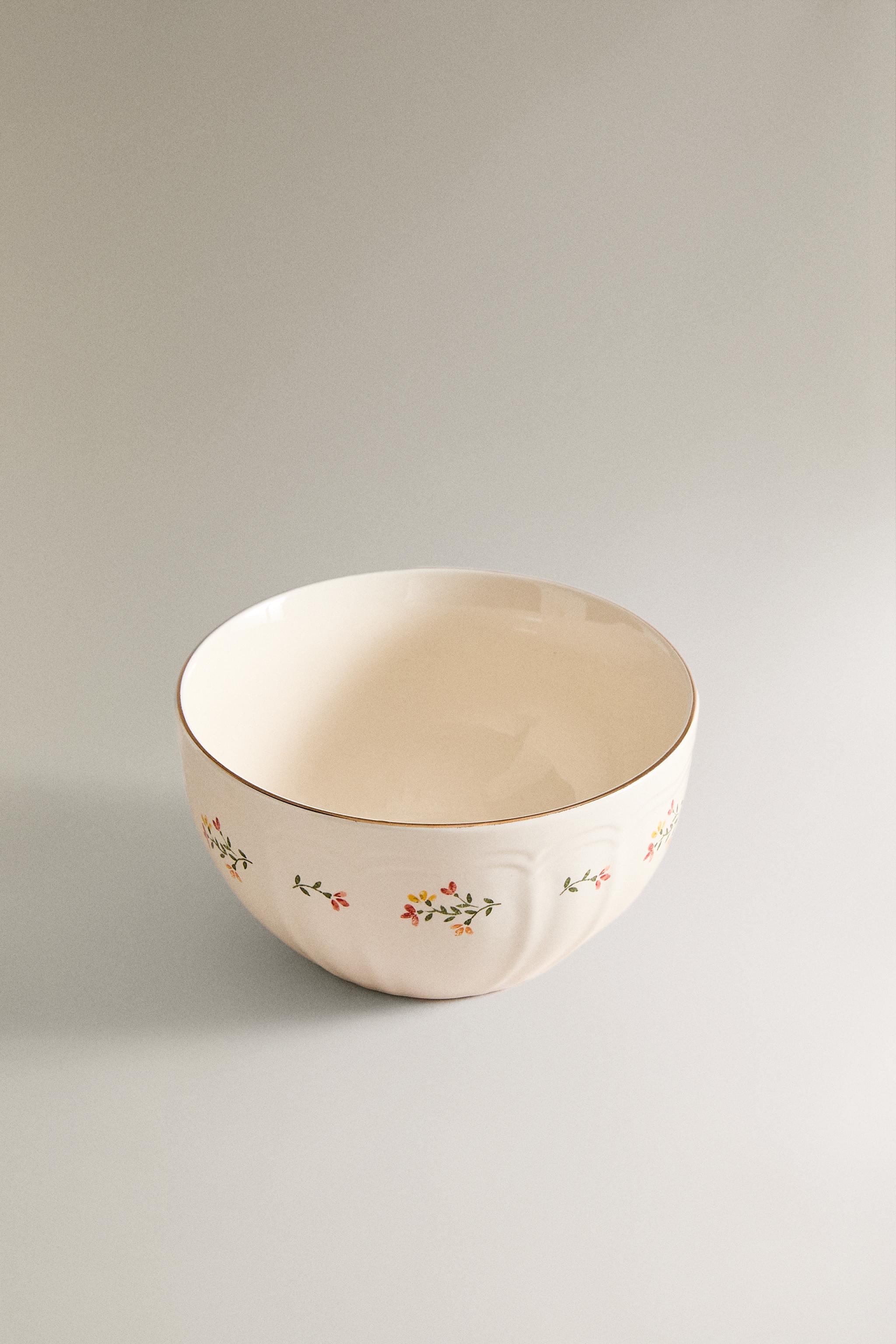 FLORAL PORCELAIN BOWL