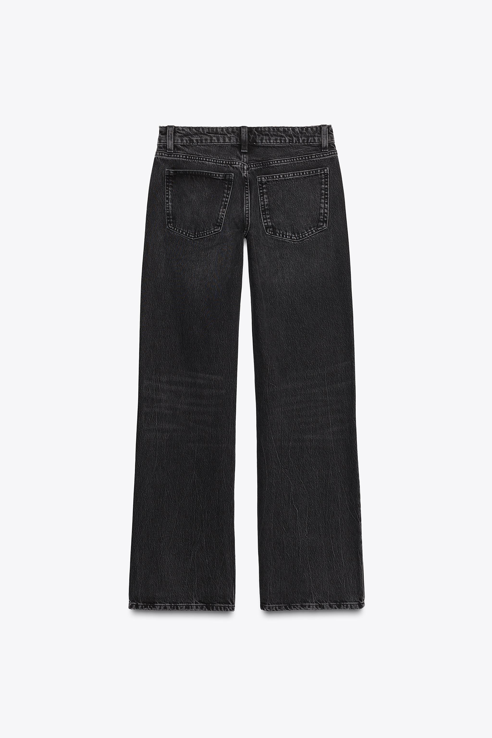 TRF LOW RISE WIDE LEG JEANS