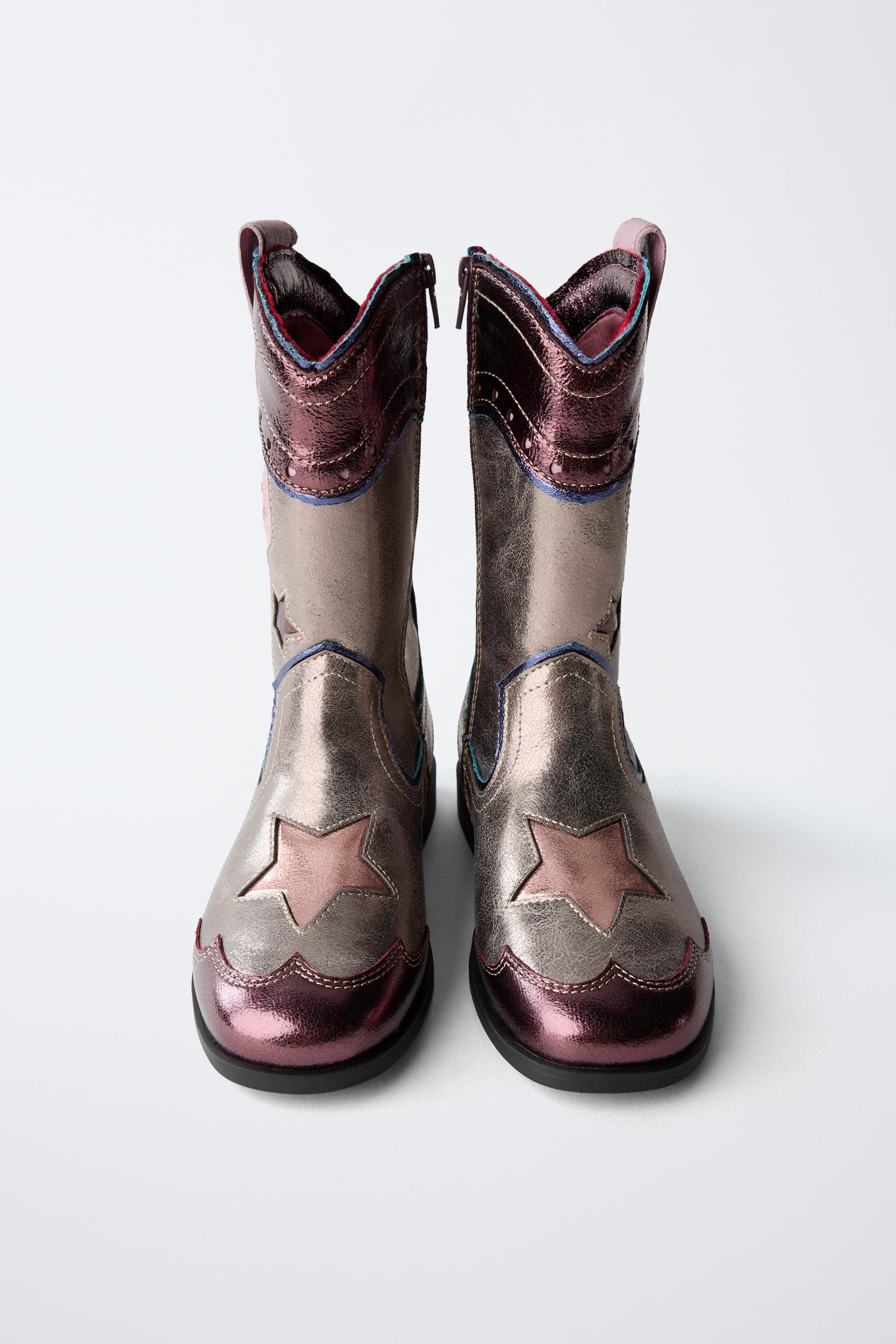 METALLIC COWBOY BOOTS