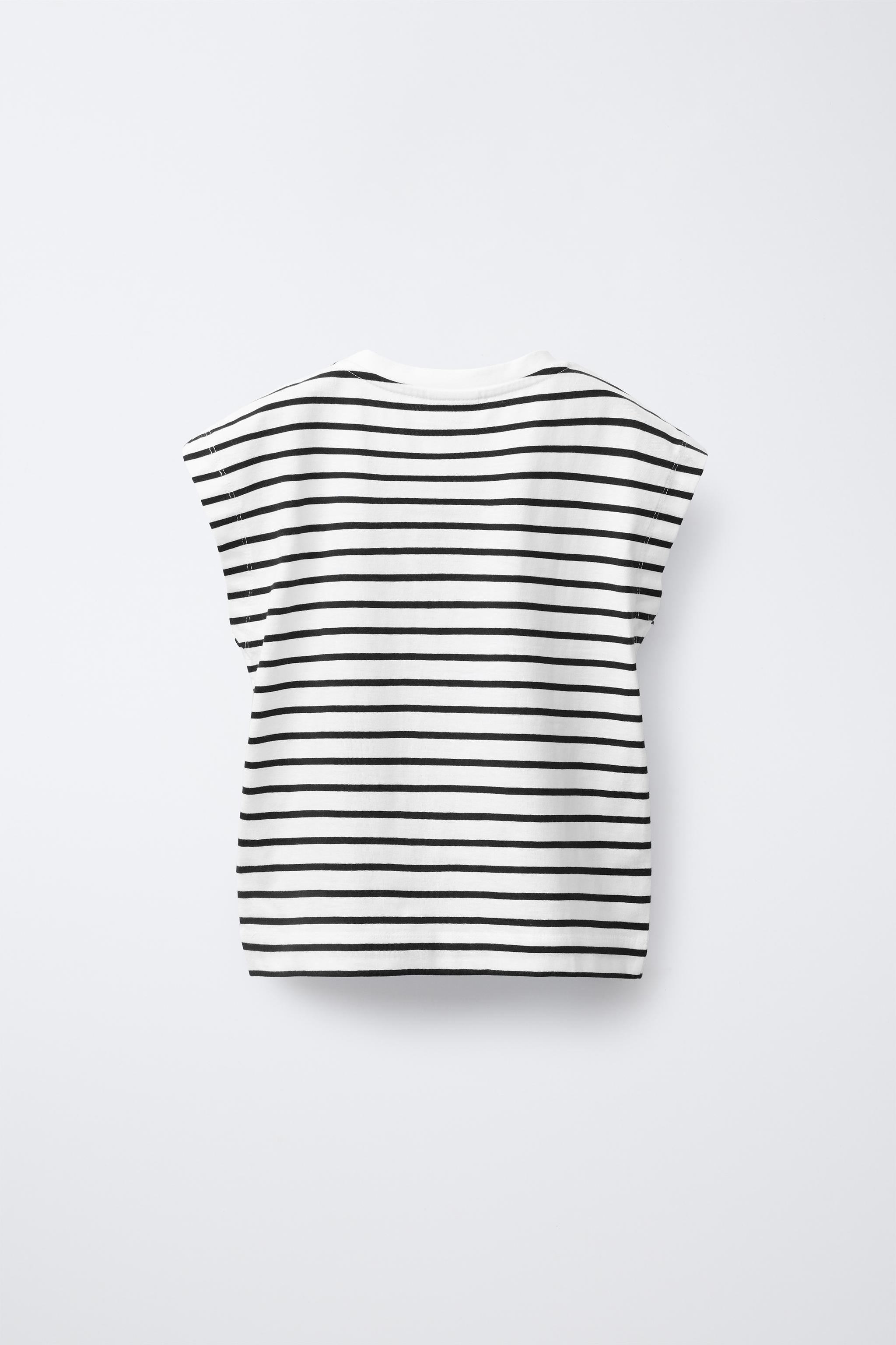 STRIPED EYELASH T-SHIRT