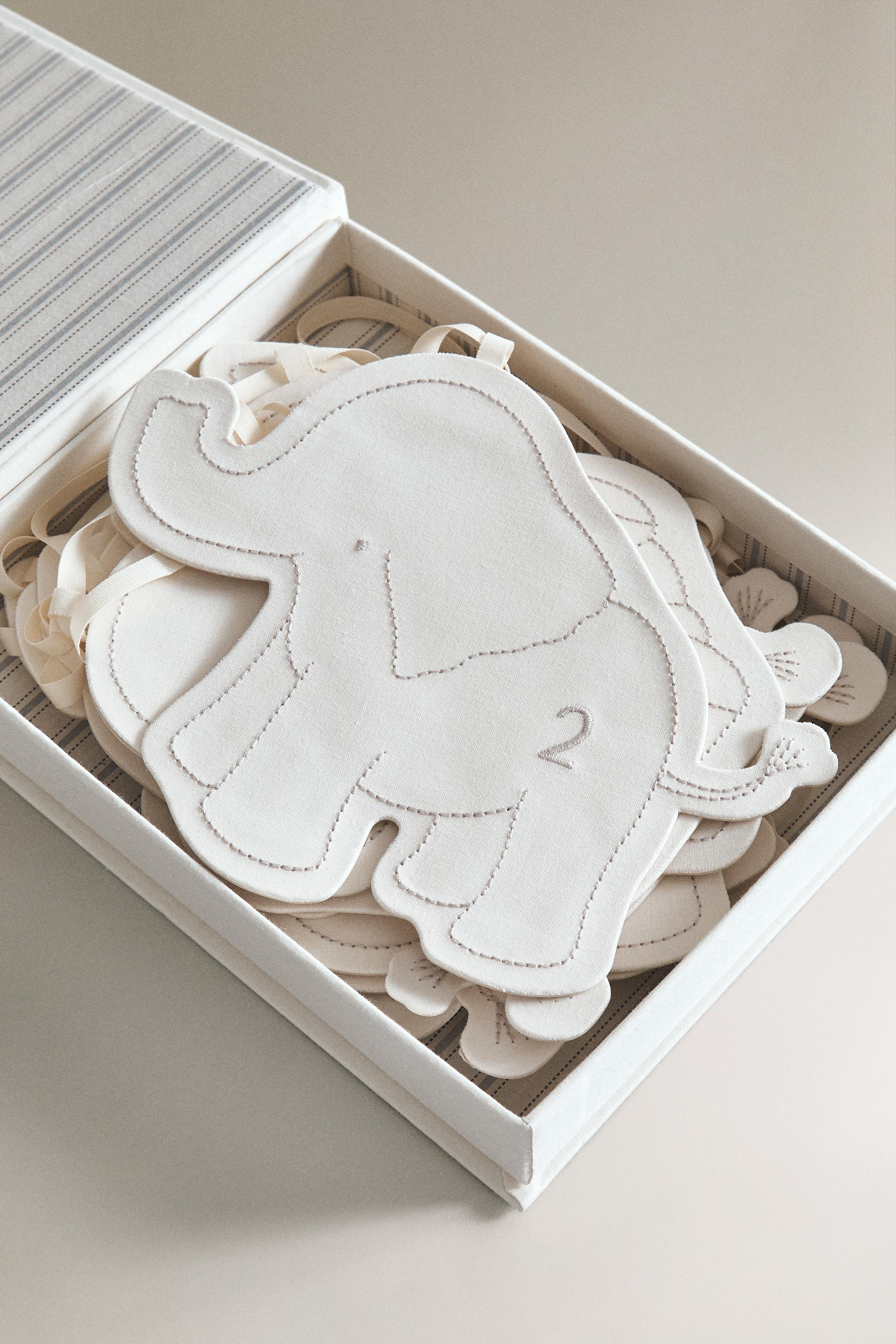BABY ELEPHANT MONTHLY GARLAND