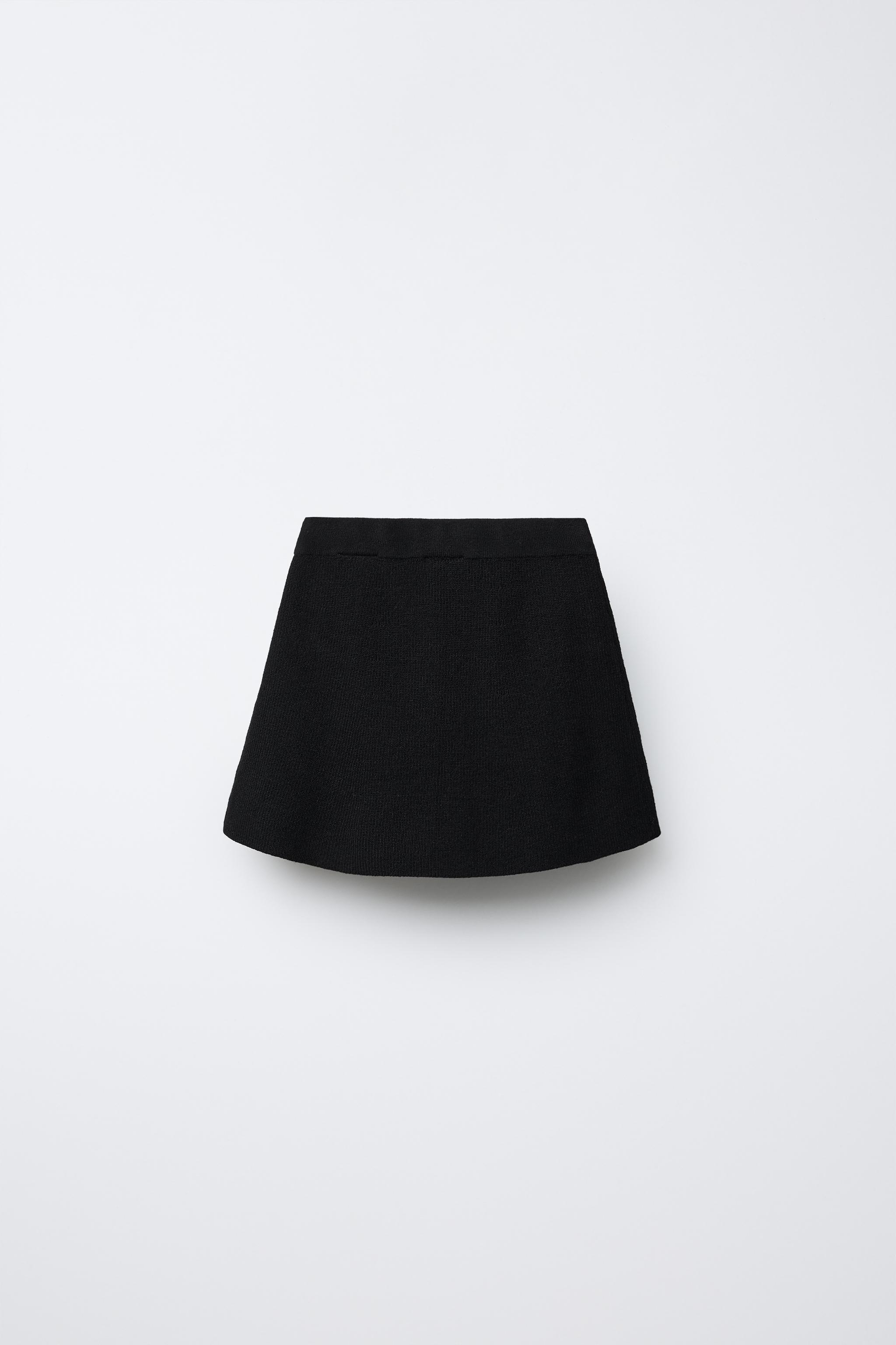 BOW DETAIL KNIT SKIRT