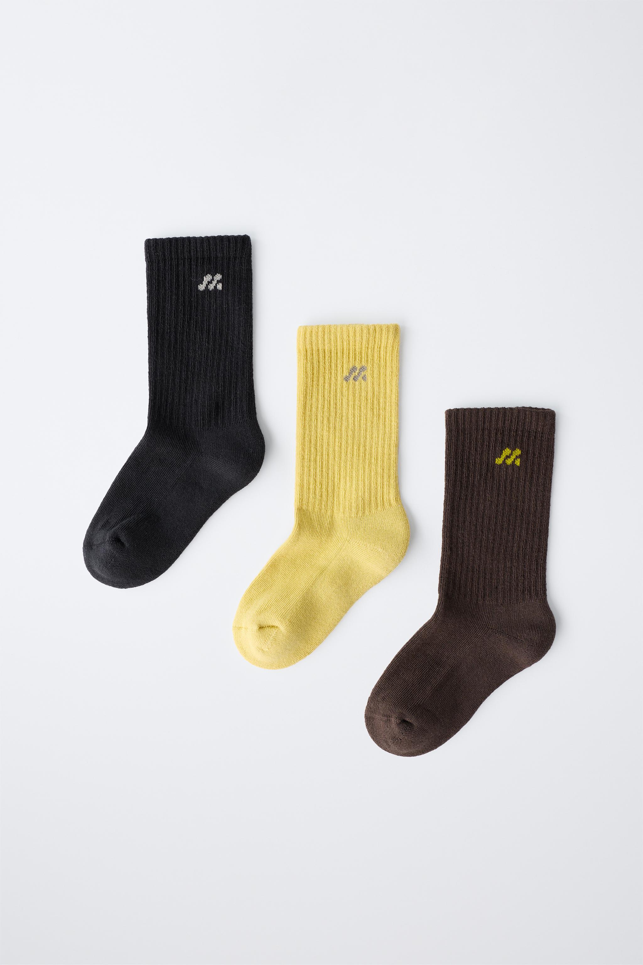 THREE-PACK OF LOGO SOCKS