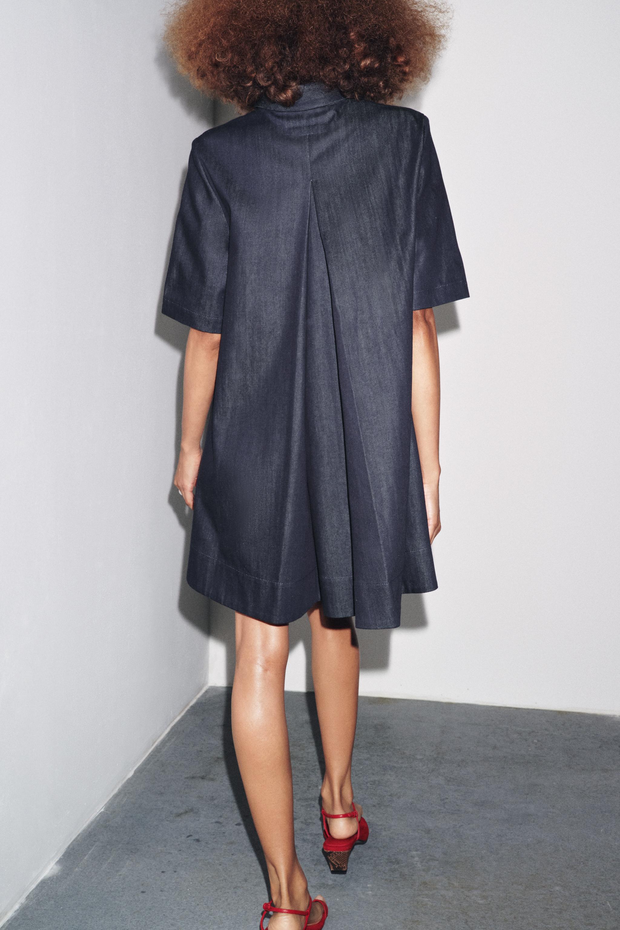 ZW COLLECTION DENIM MINI DRESS