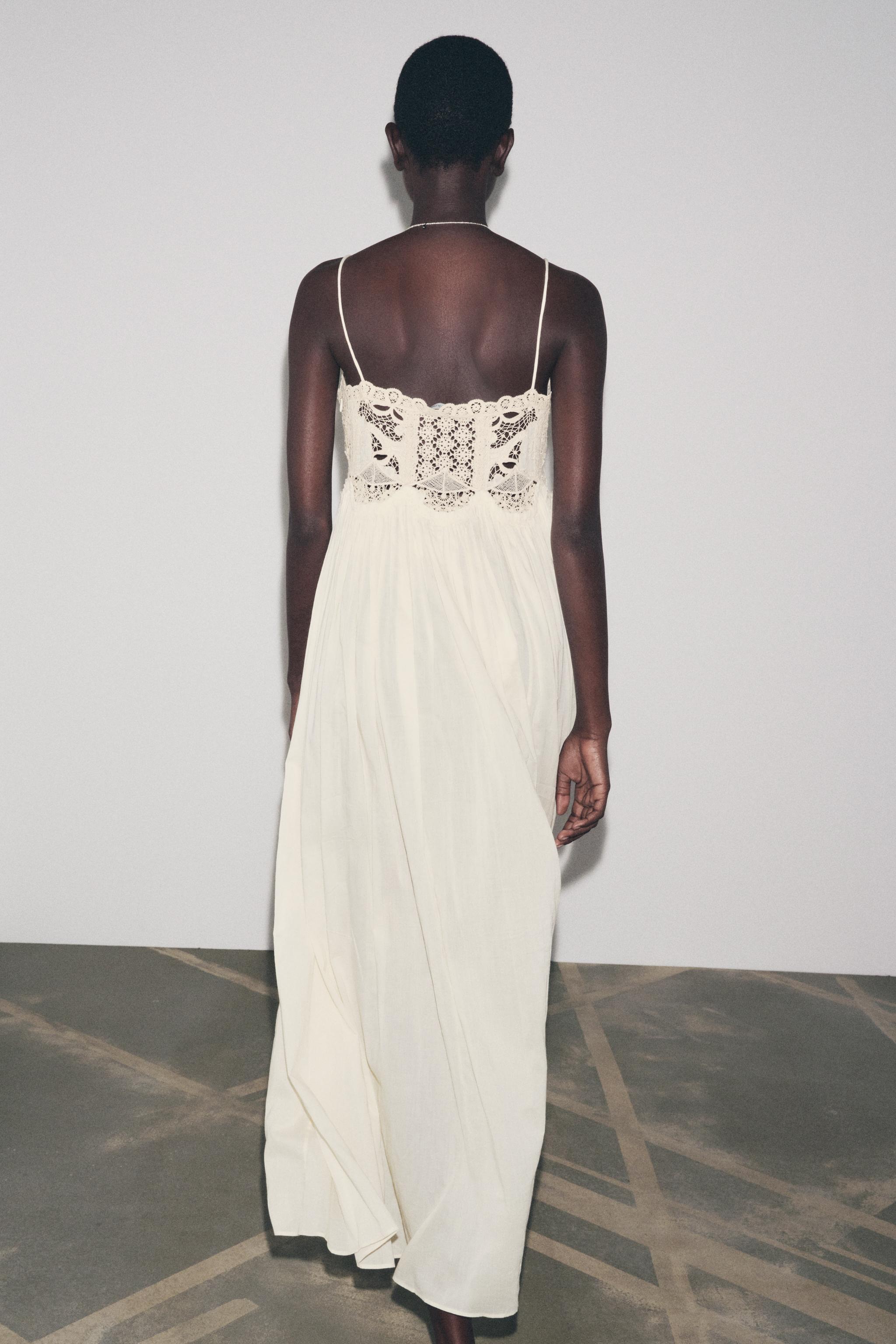 ZW COLLECTION CROCHET STRAP DRESS