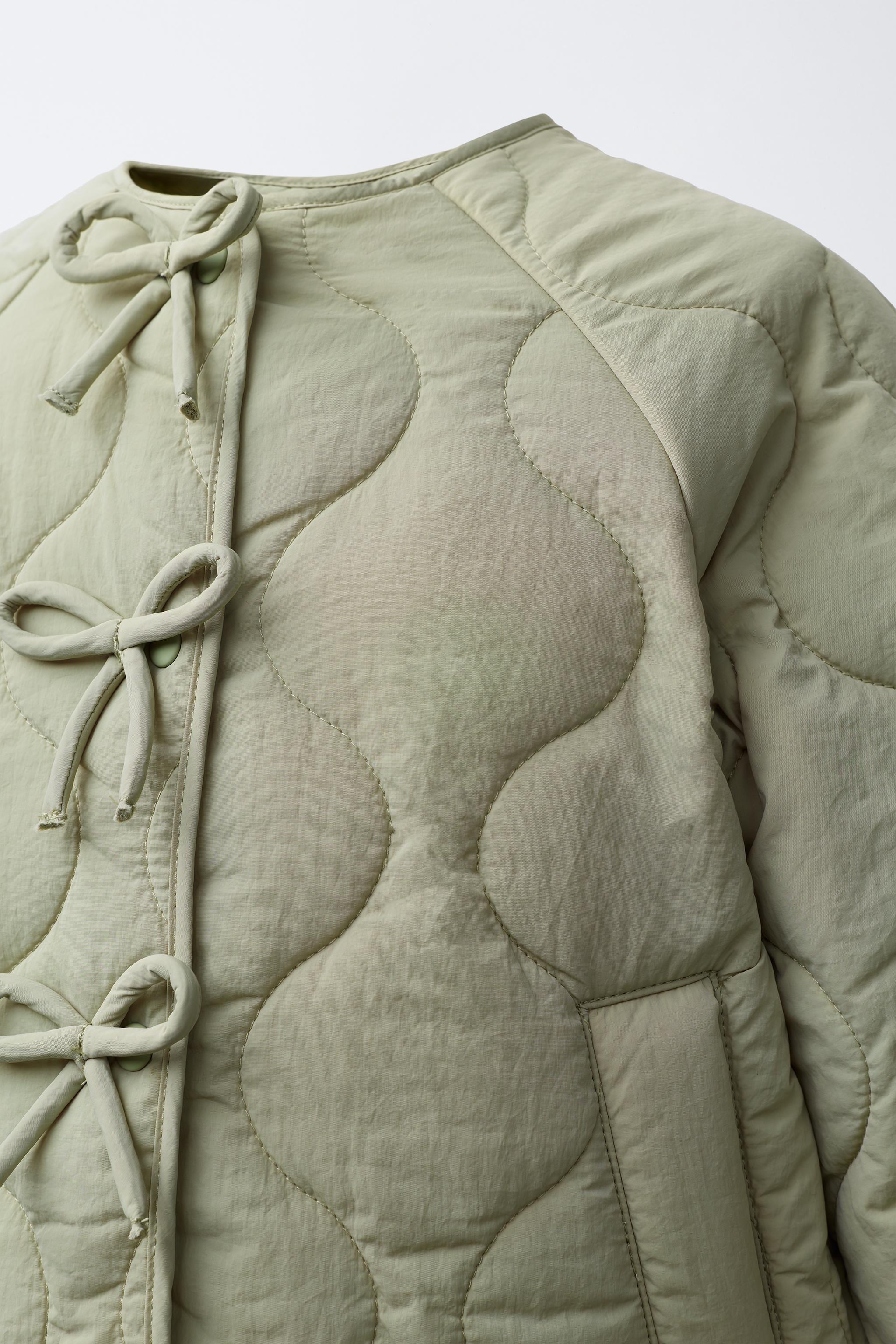 BOW PADDED JACKET