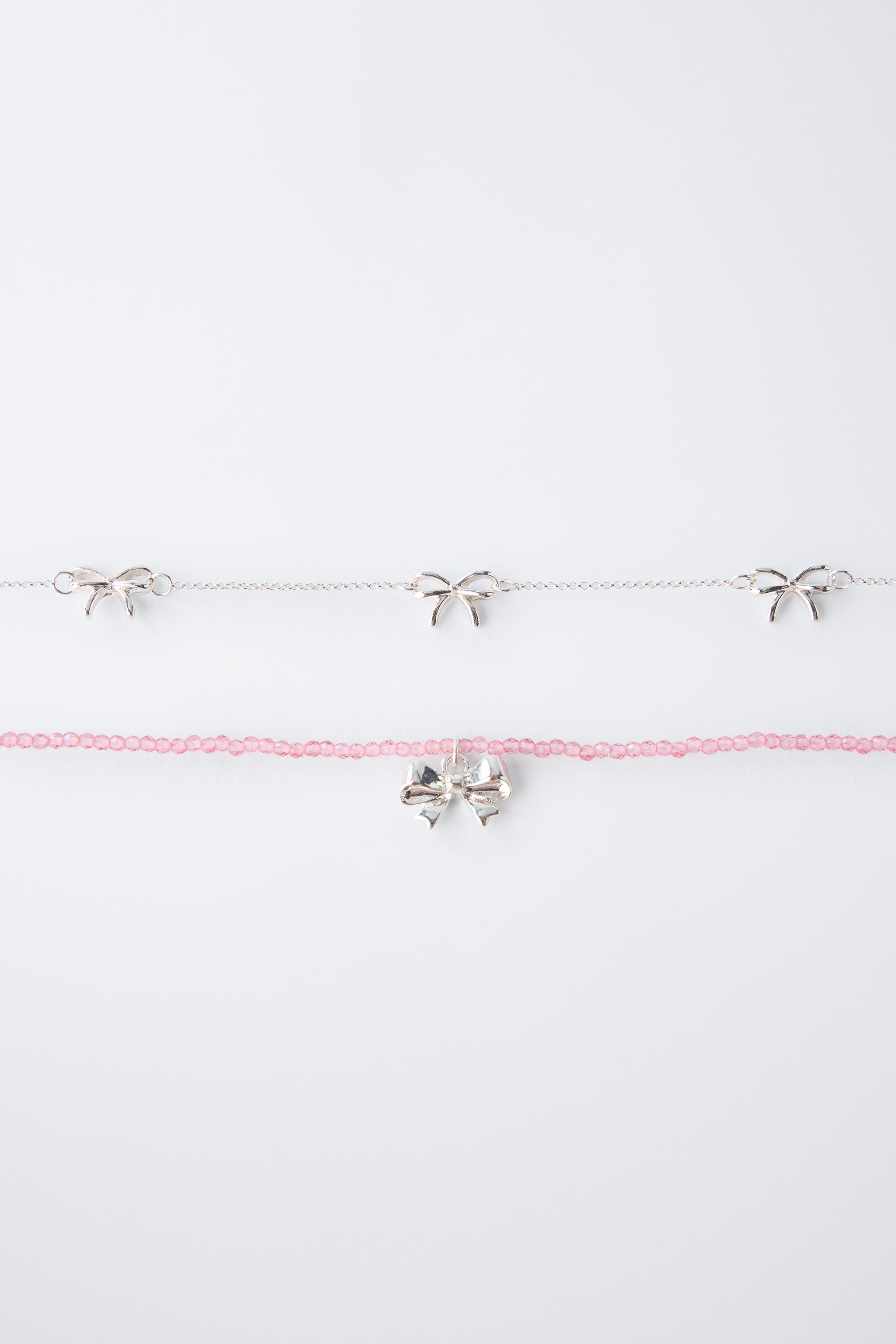 TWO-PACK OF BOW NECKLACES