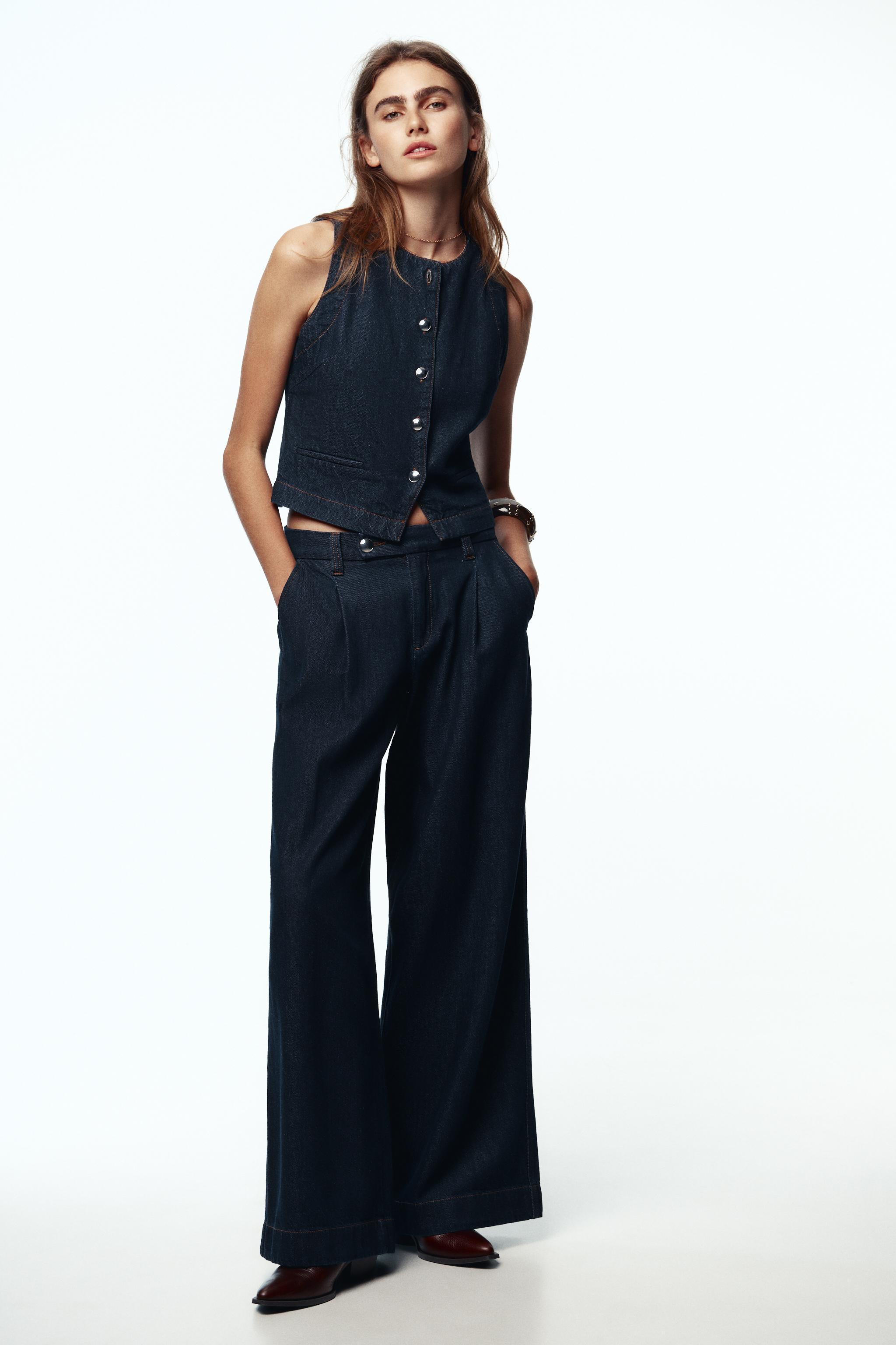 Z1975 MID-RISE WIDE LEG JEANS