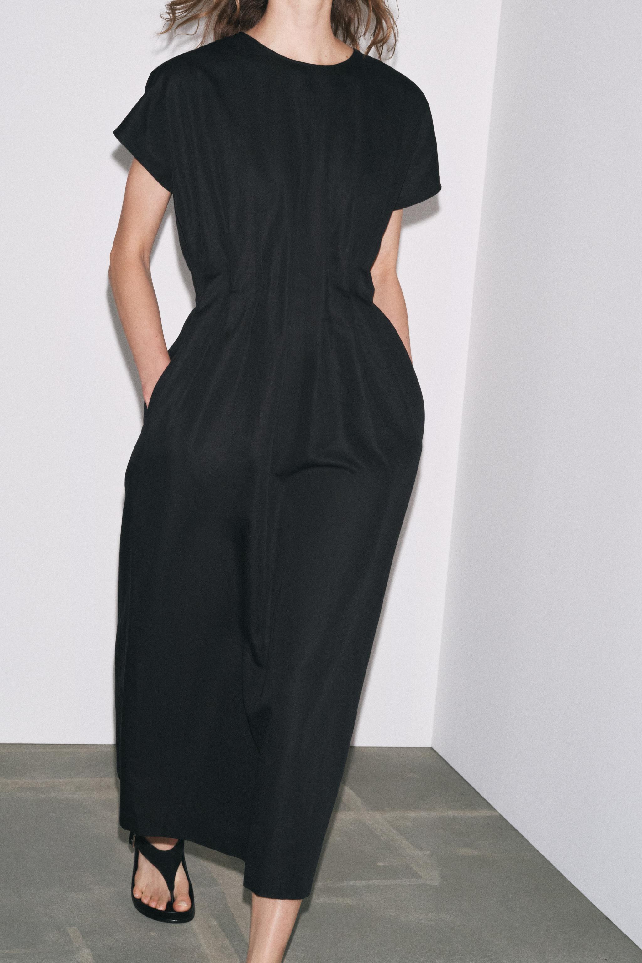 ZW COLLECTION PLEATED MIDI DRESS