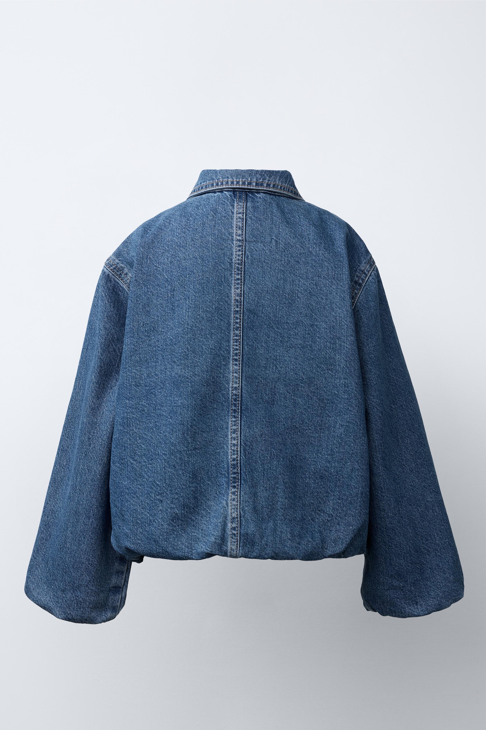 DENIM BOMBER JACKET