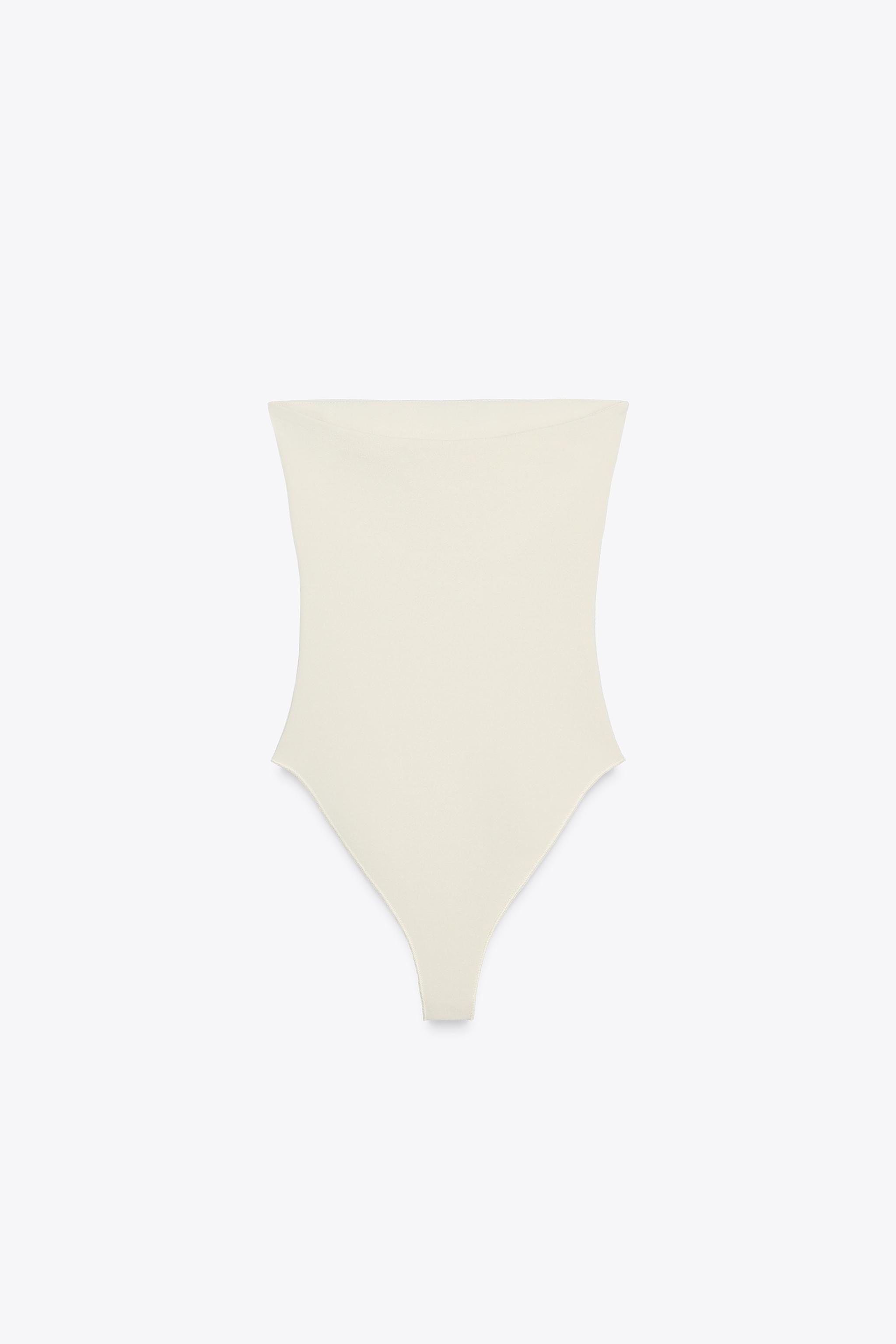 STRETCH BANDEAU BODYSUIT