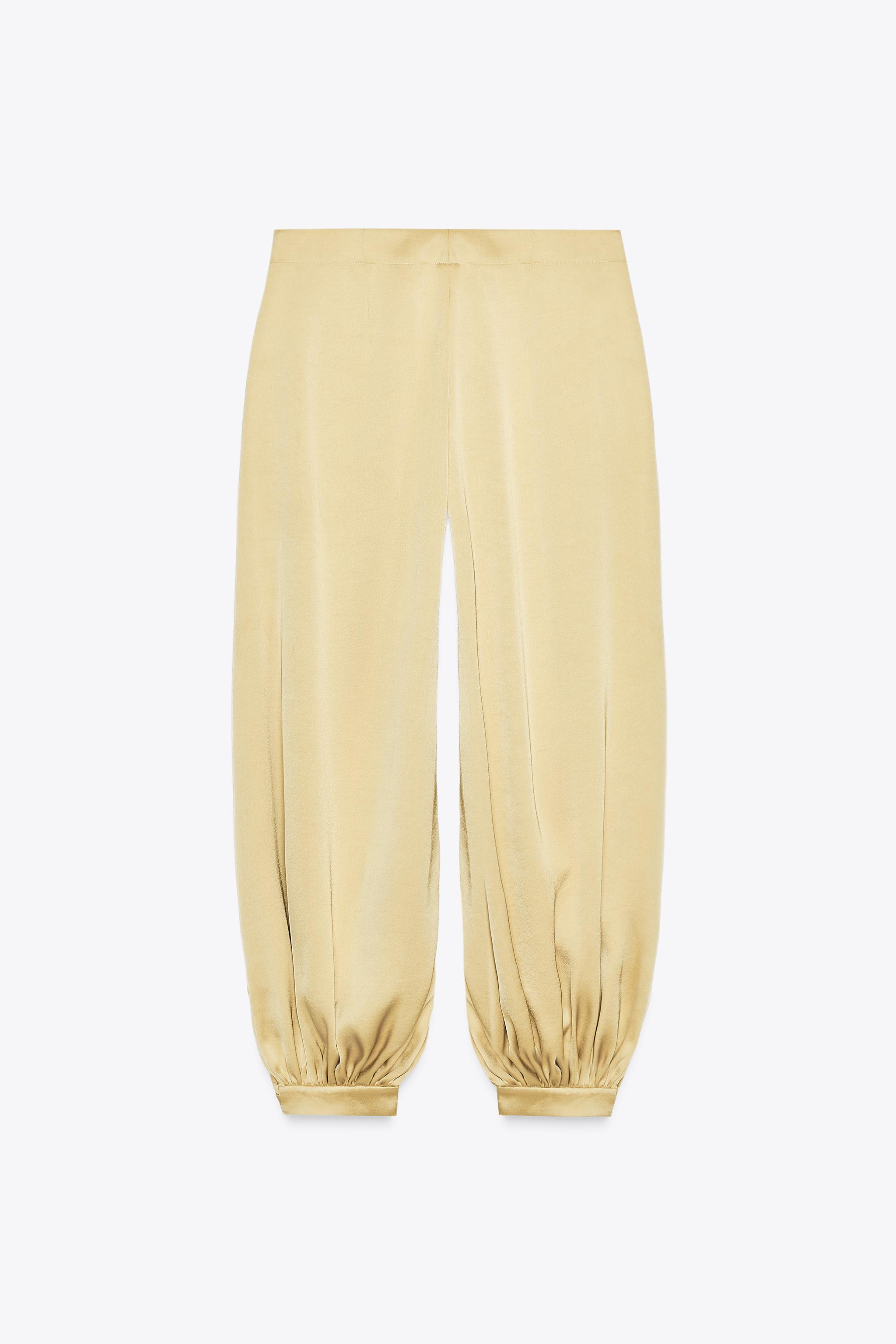 ZW COLLECTION SATIN BALLOON PANTS