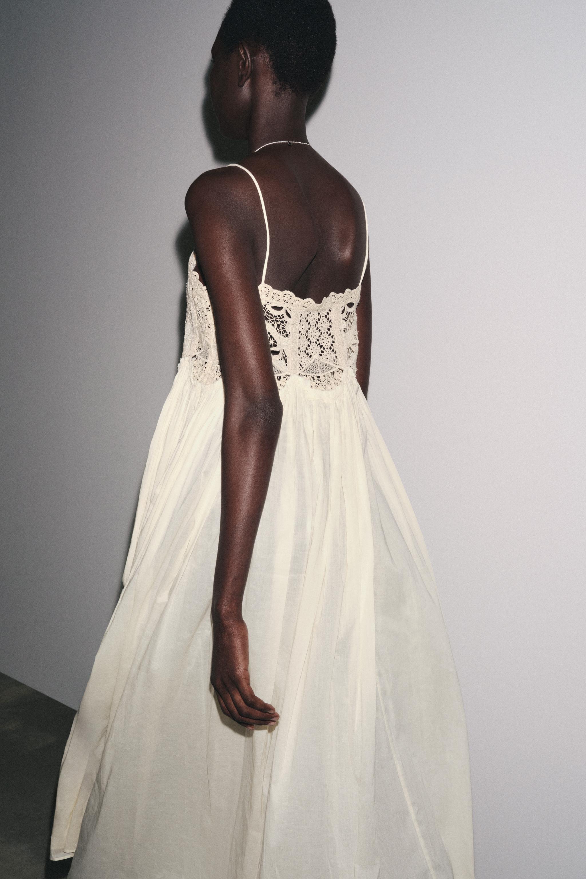 ZW COLLECTION CROCHET STRAP DRESS