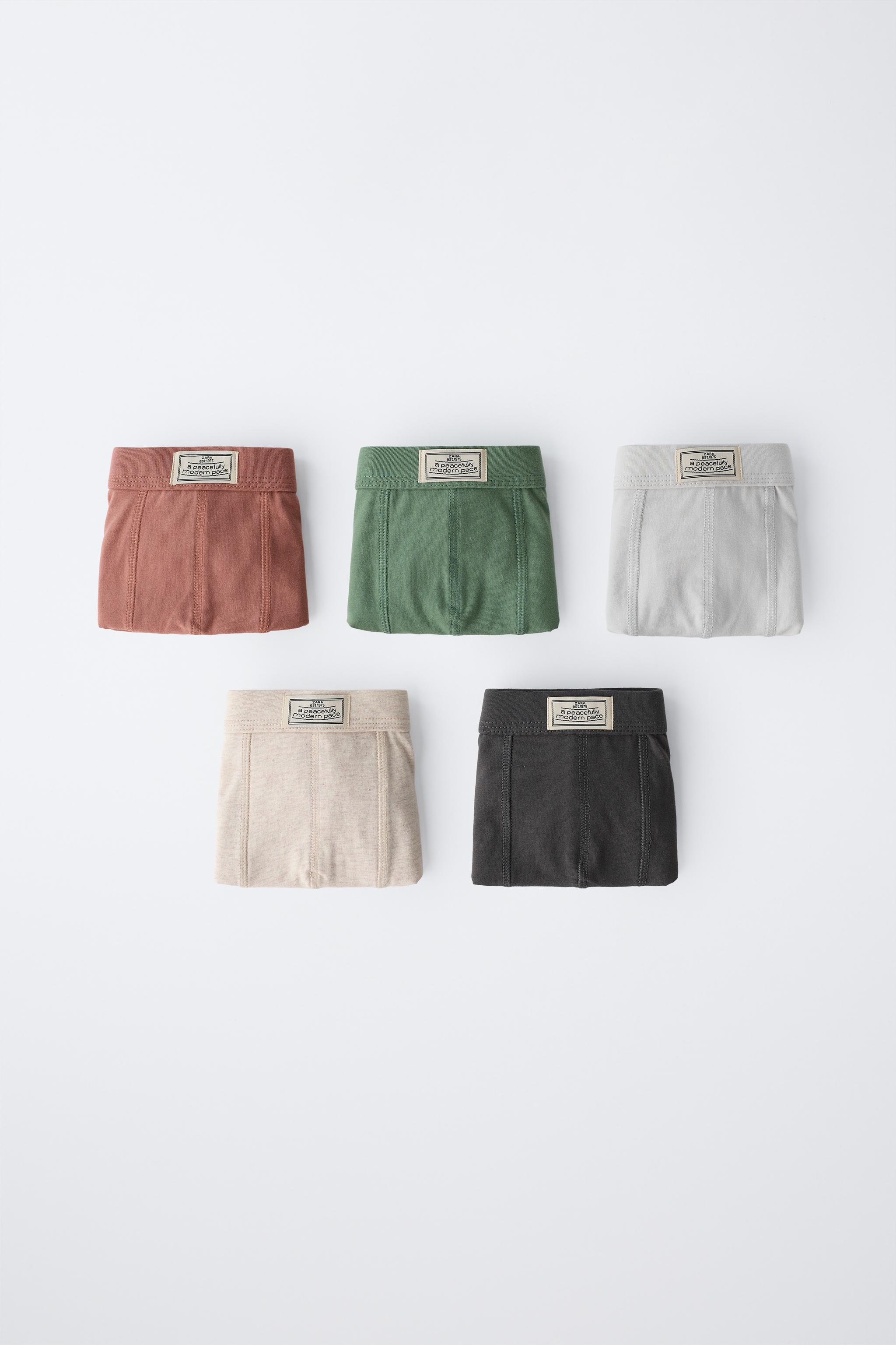 AGES 6-14/ FIVE-PACK OF BOXERS WITH LABEL