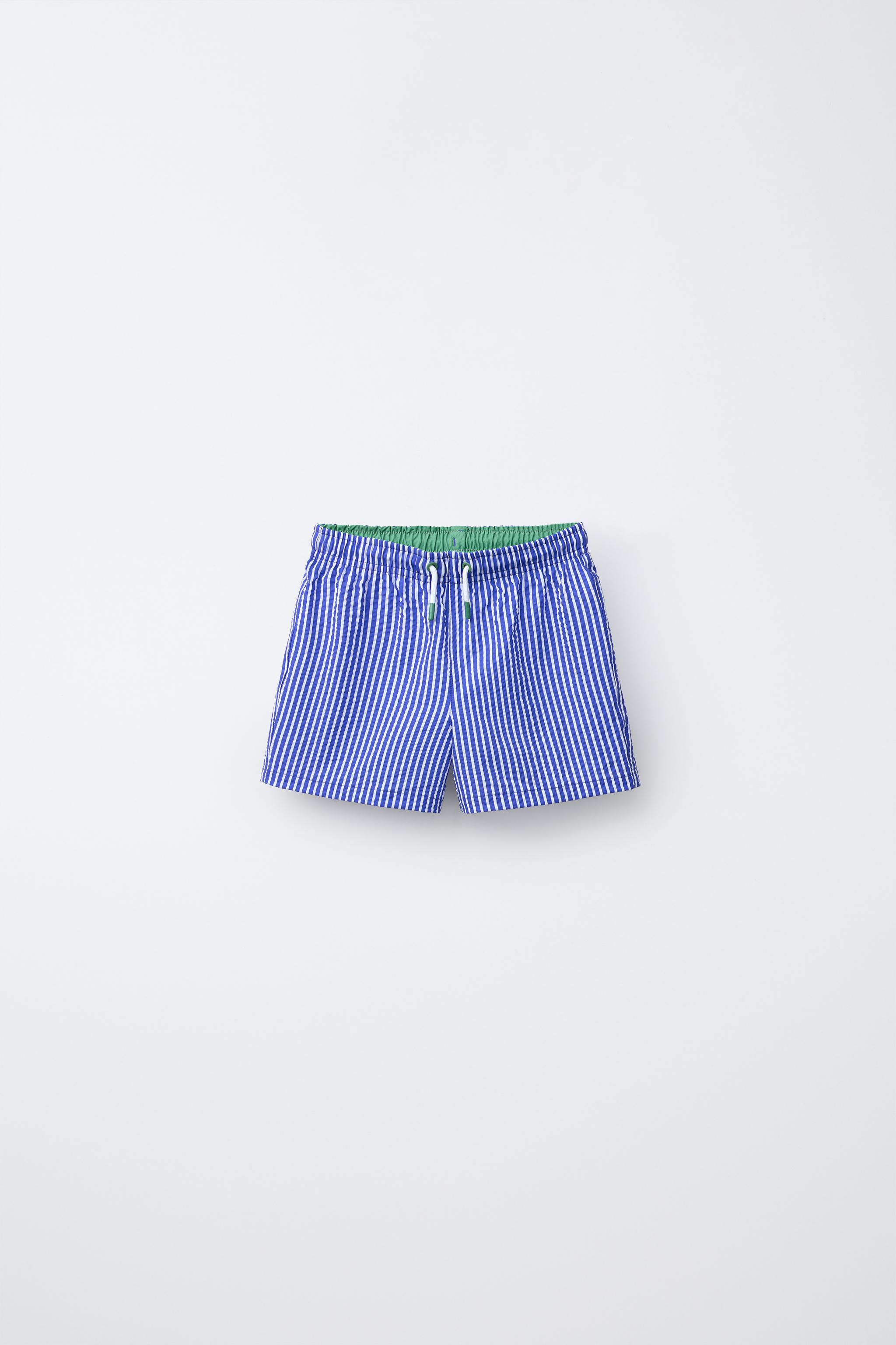 1-6 YEARS/SEERSUCKER SWIM SHORTS
