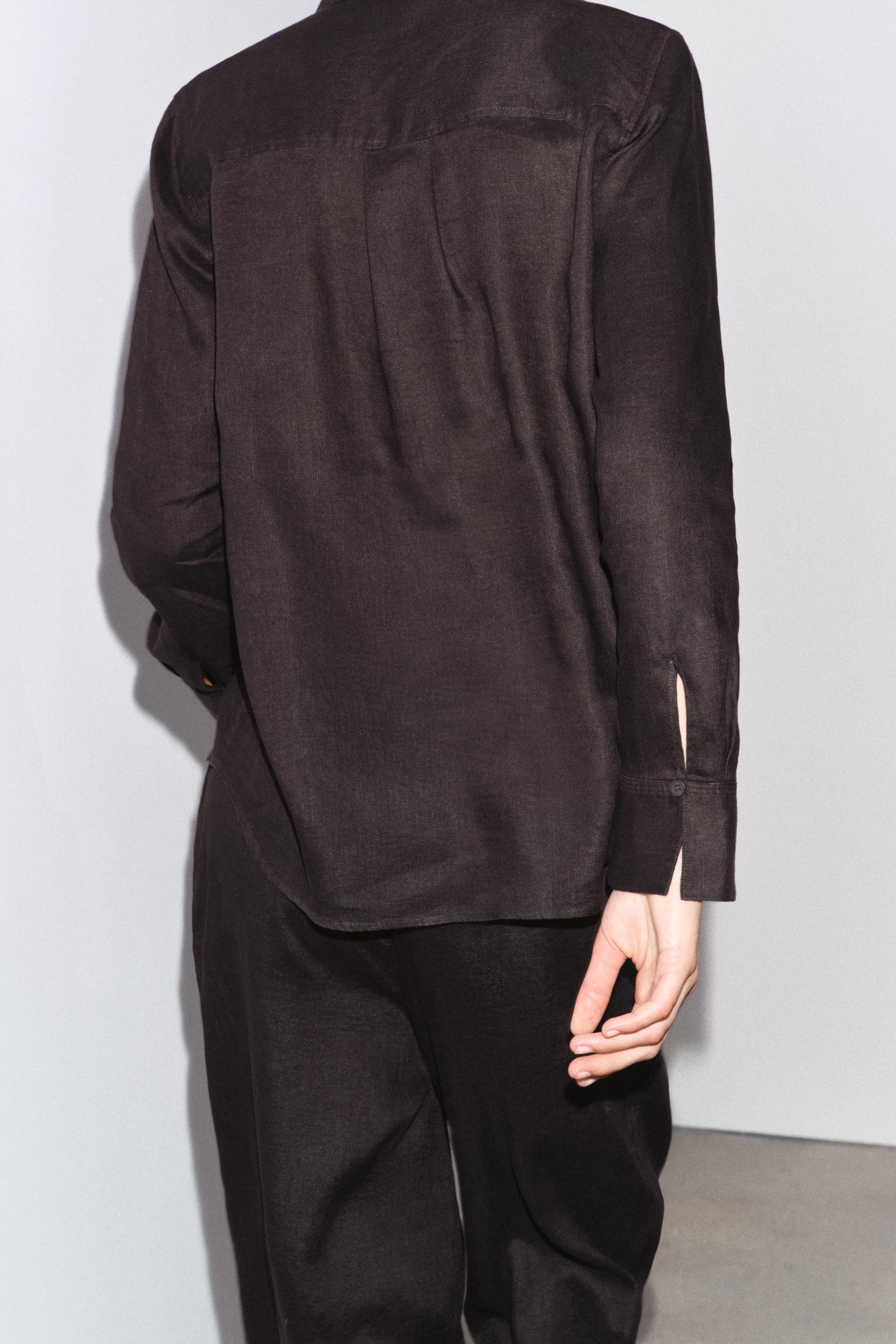 100% LINEN PALAZZO PANTS ZW COLLECTION