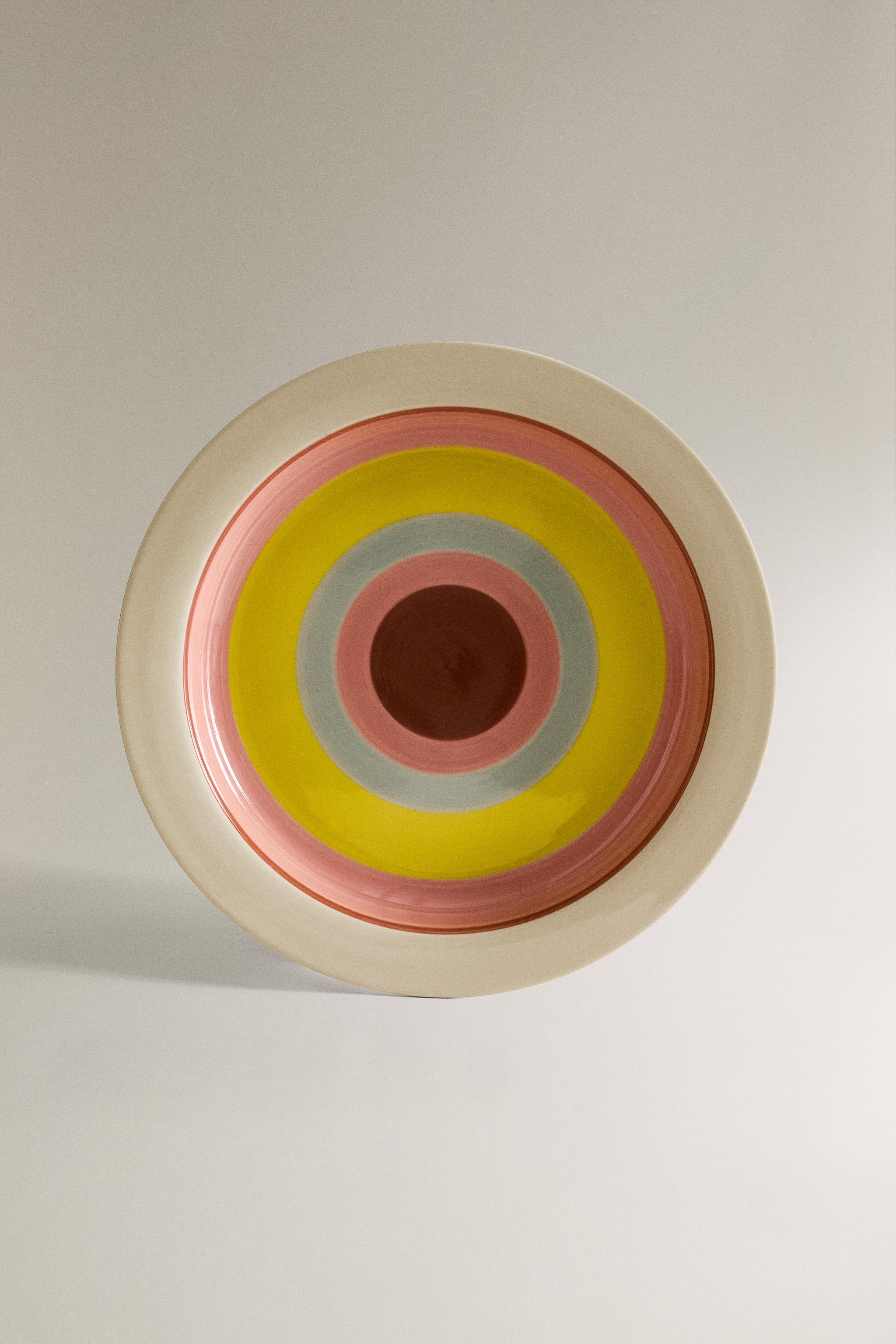 CERAMIC SERVING DISH CIRCLES X COLLAGERIE