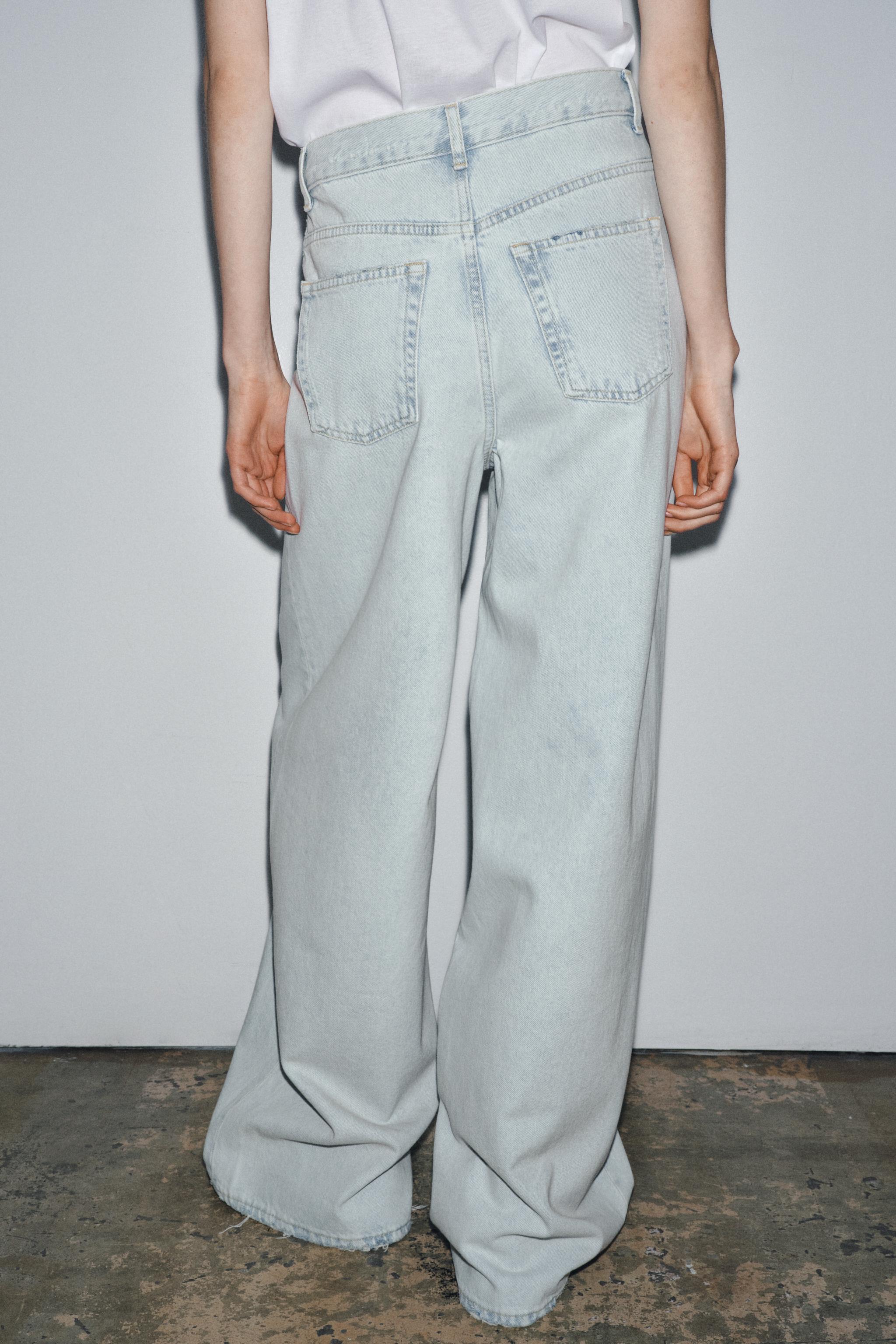 ZW COLLECTION HIGH WAIST PALAZZO JEANS
