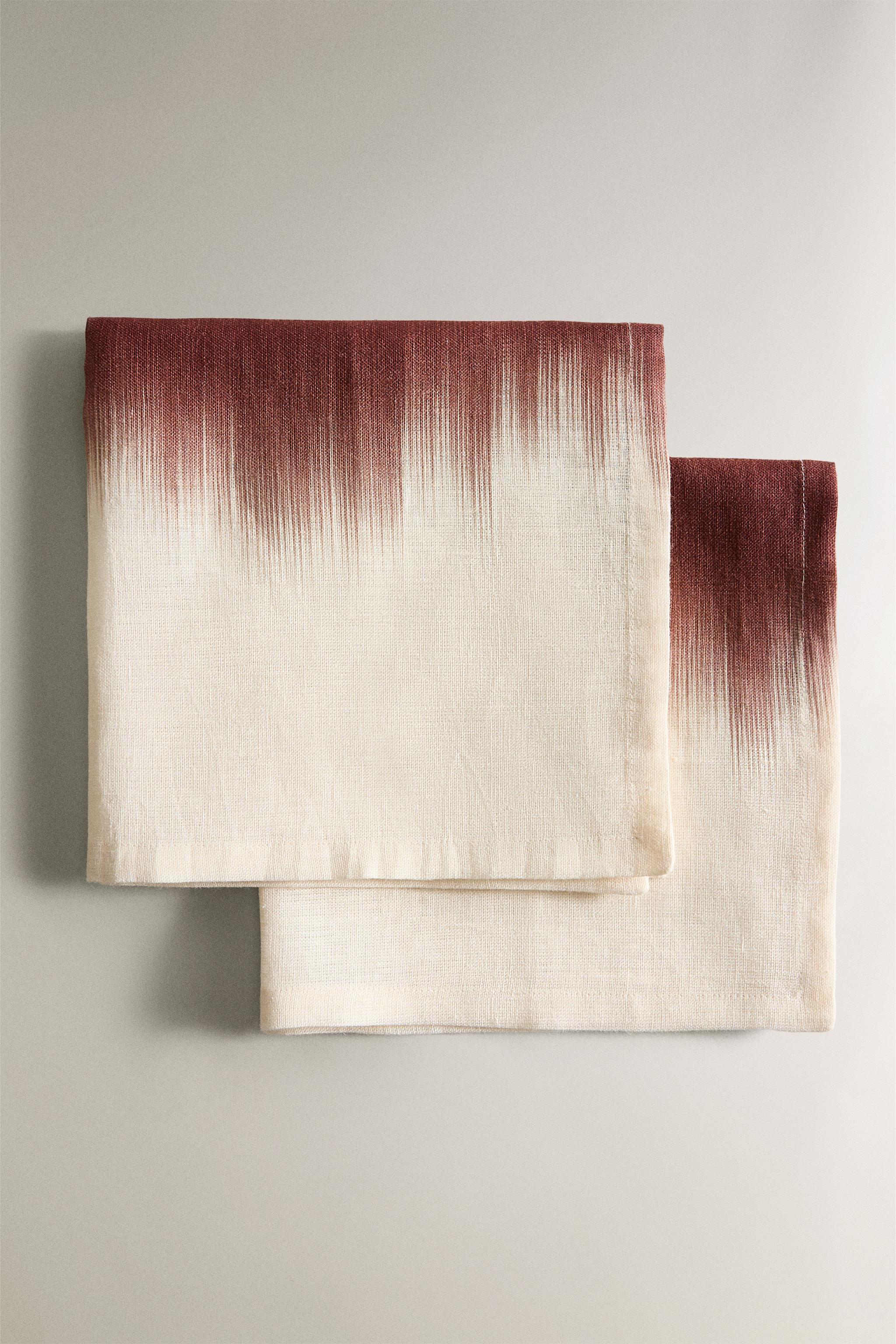SET OF OMBRÉ LINEN NAPKINS X COLLAGERIE (SET OF 2)