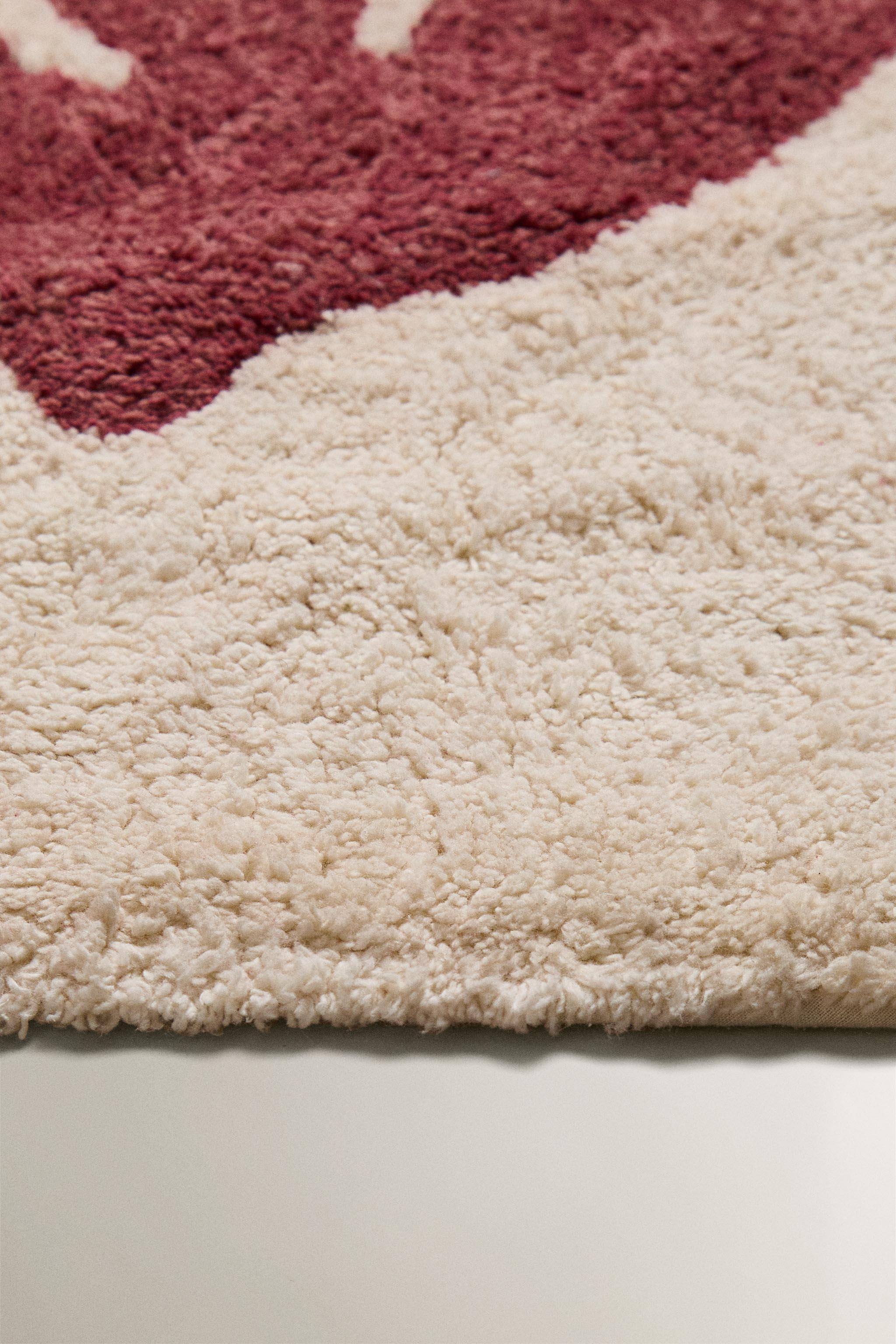 CHILDREN'S RACING CAR COTTON AREA RUG