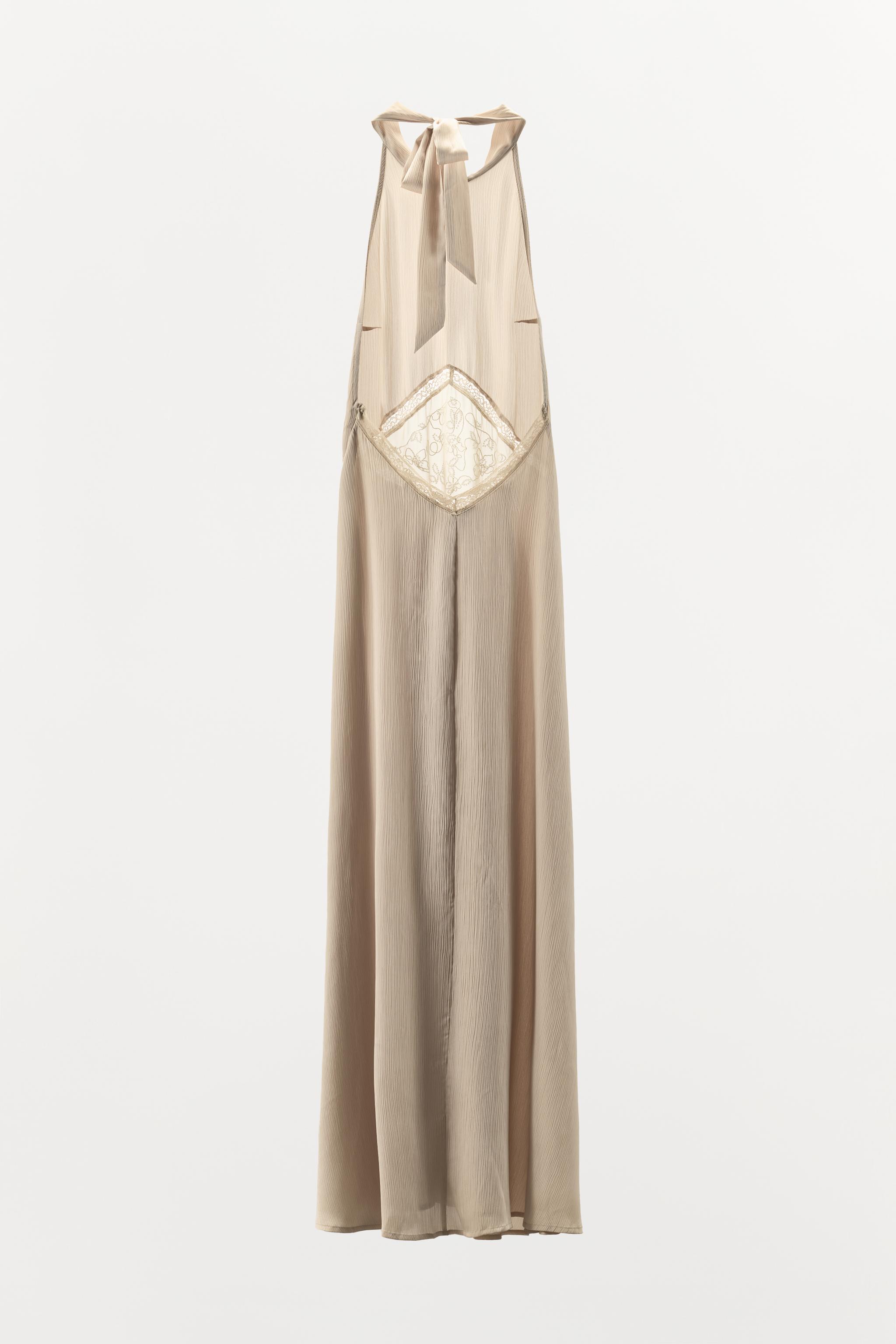 EMBROIDERED MIDI DRESS