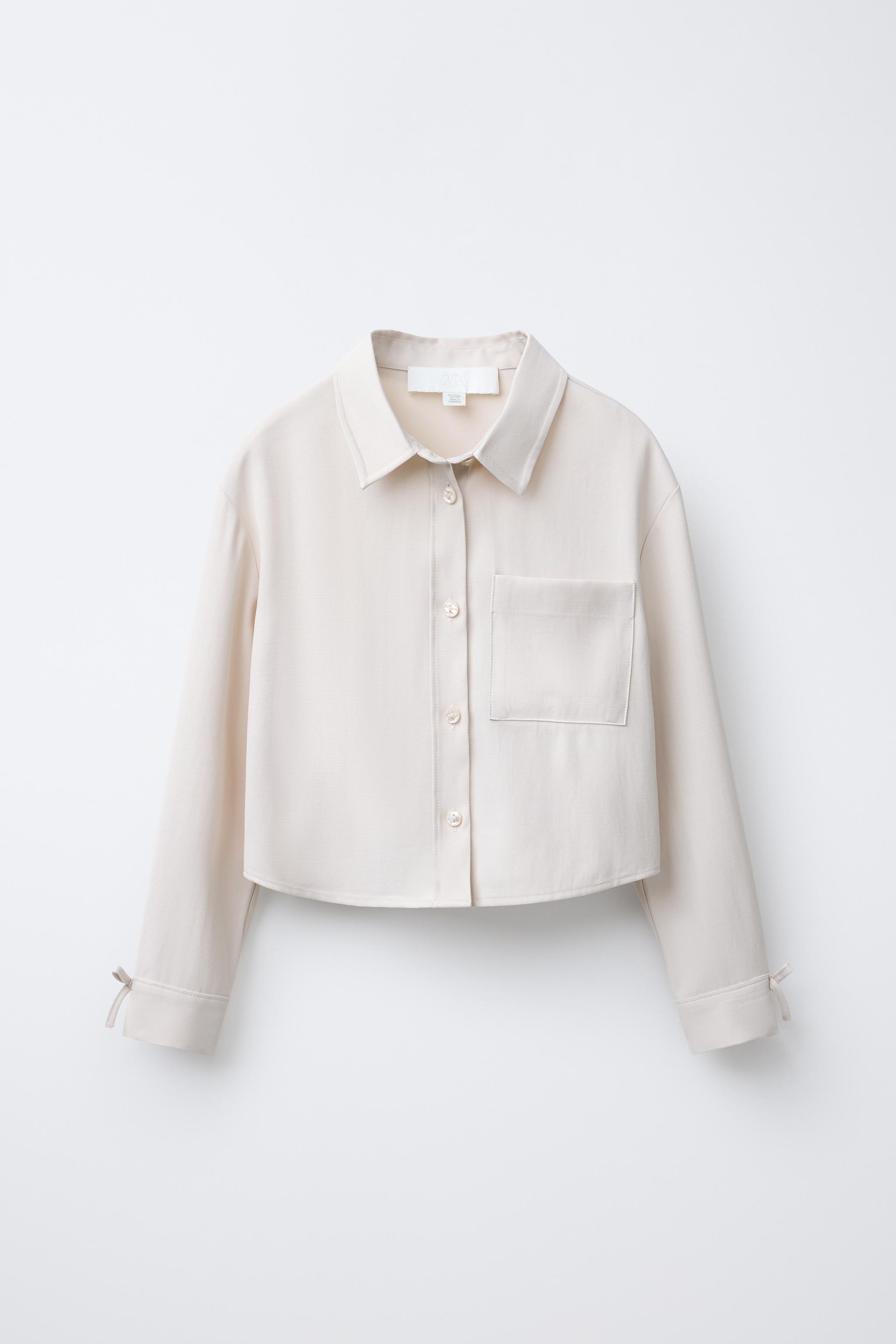 FLOWY SHIRT WITH BOWS