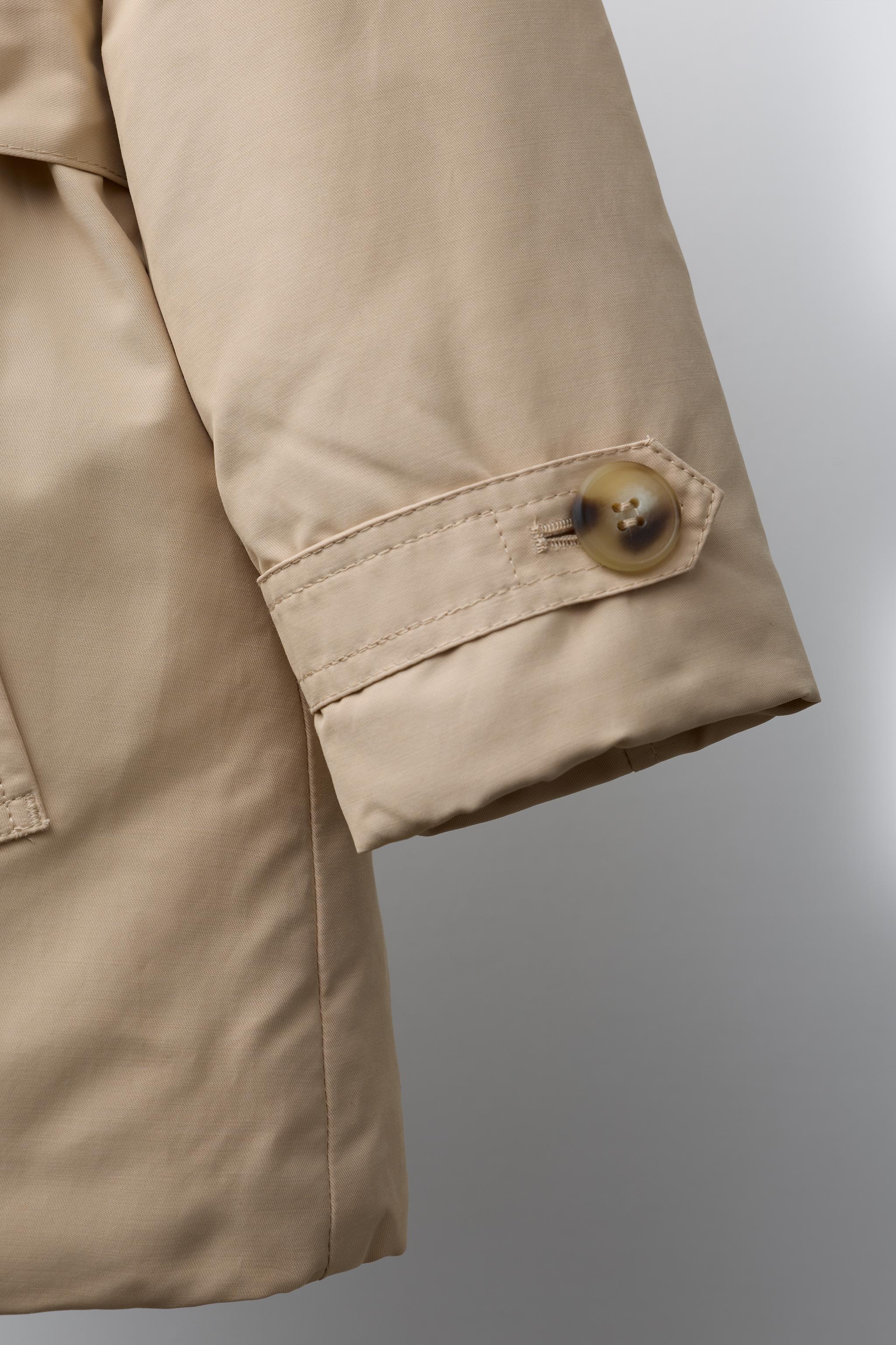 BELTED QUILTED TRENCH COAT