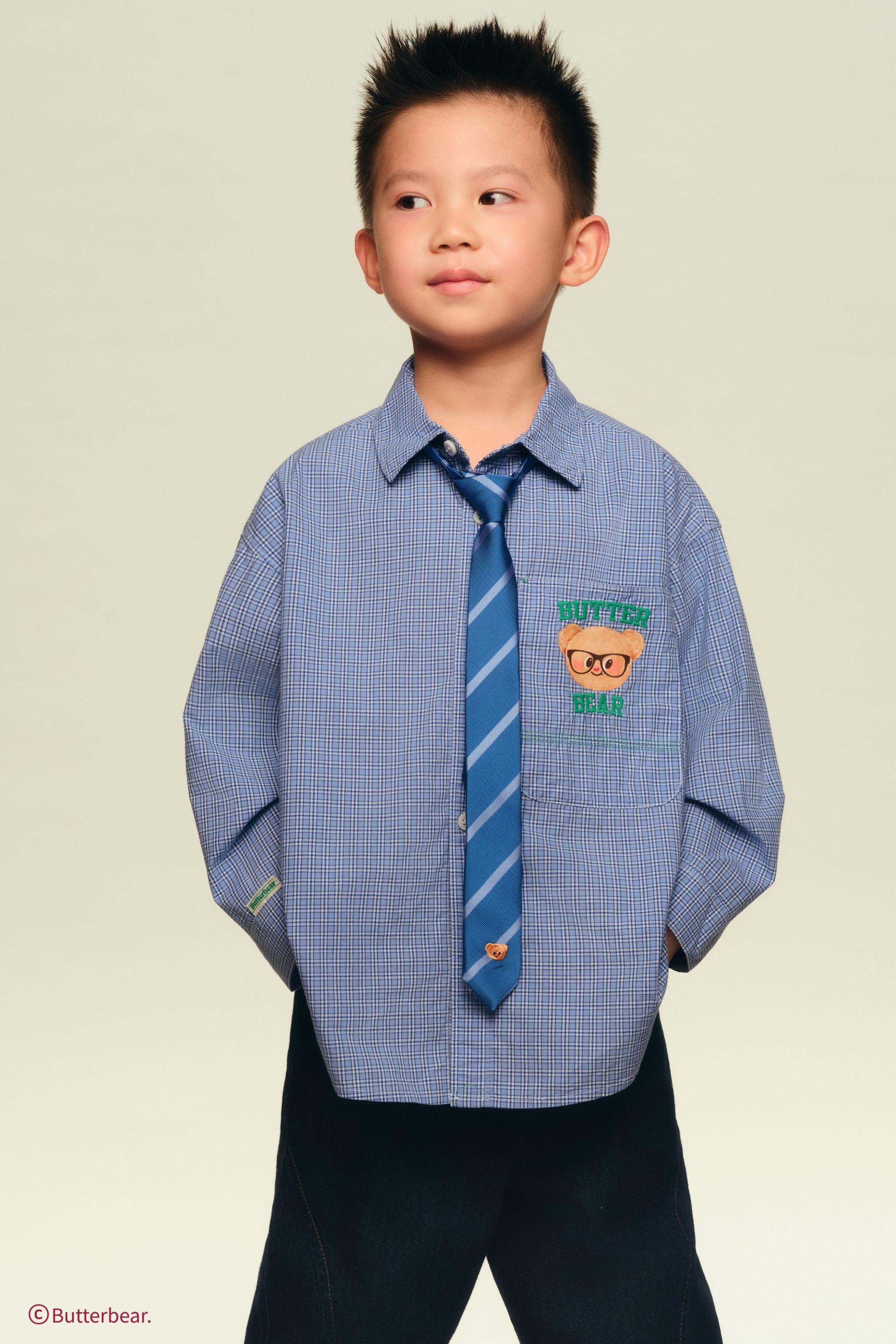 BUTTERBEAR © PLAID SHIRT