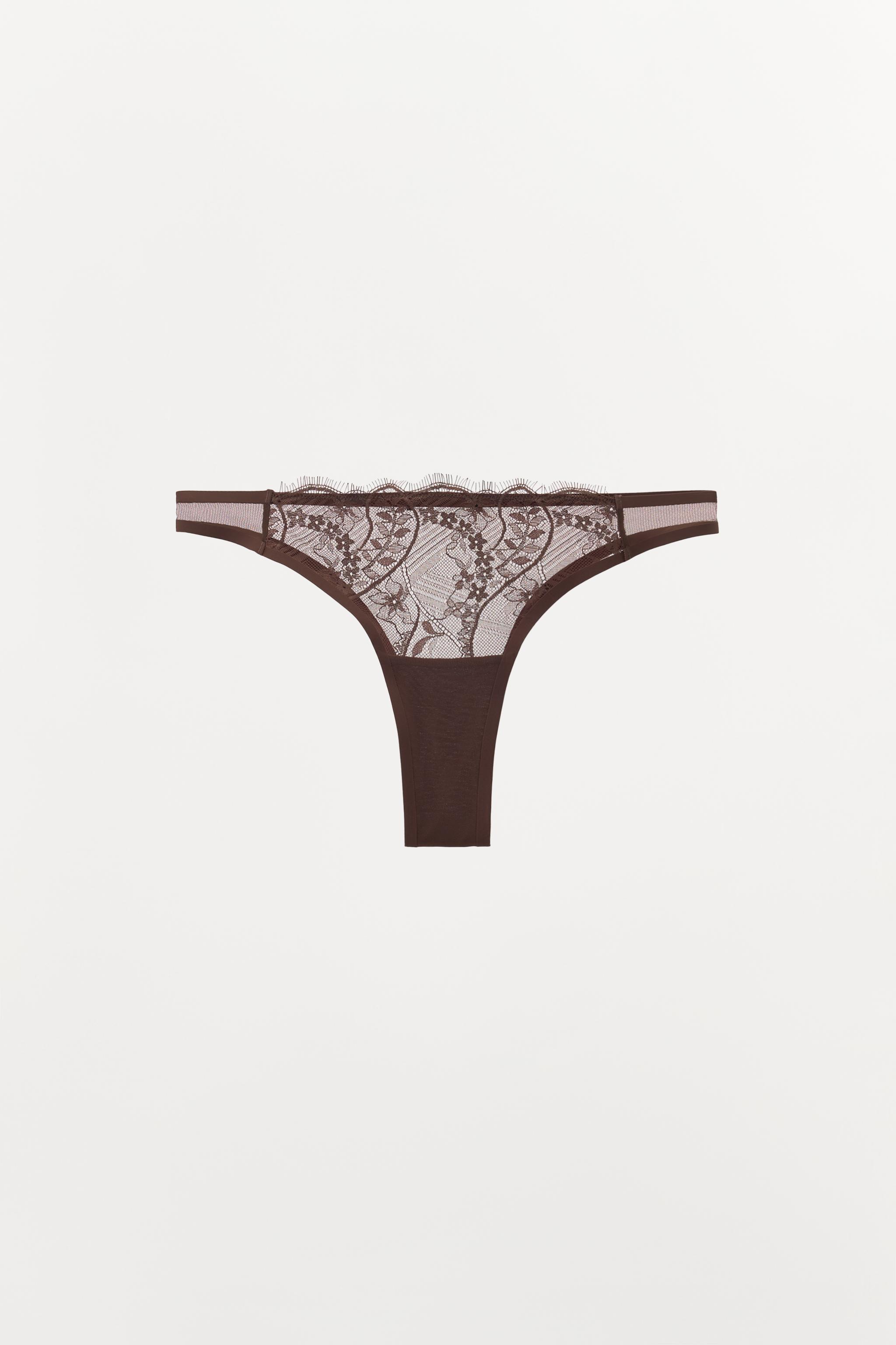 FLORAL EMBROIDERED LACE PANTIES