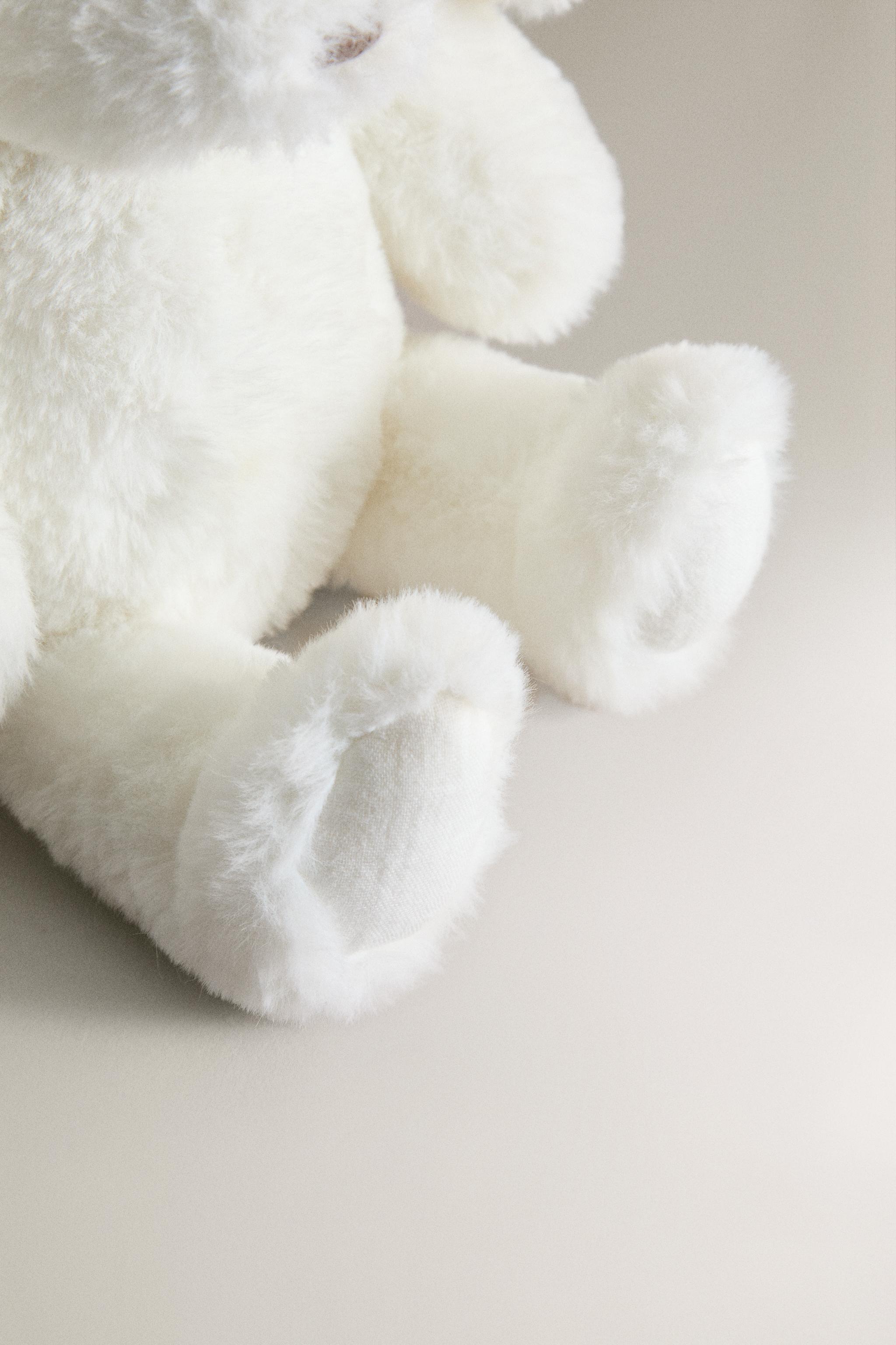 CHILDREN’S WHITE BUNNY PLUSH TOY
