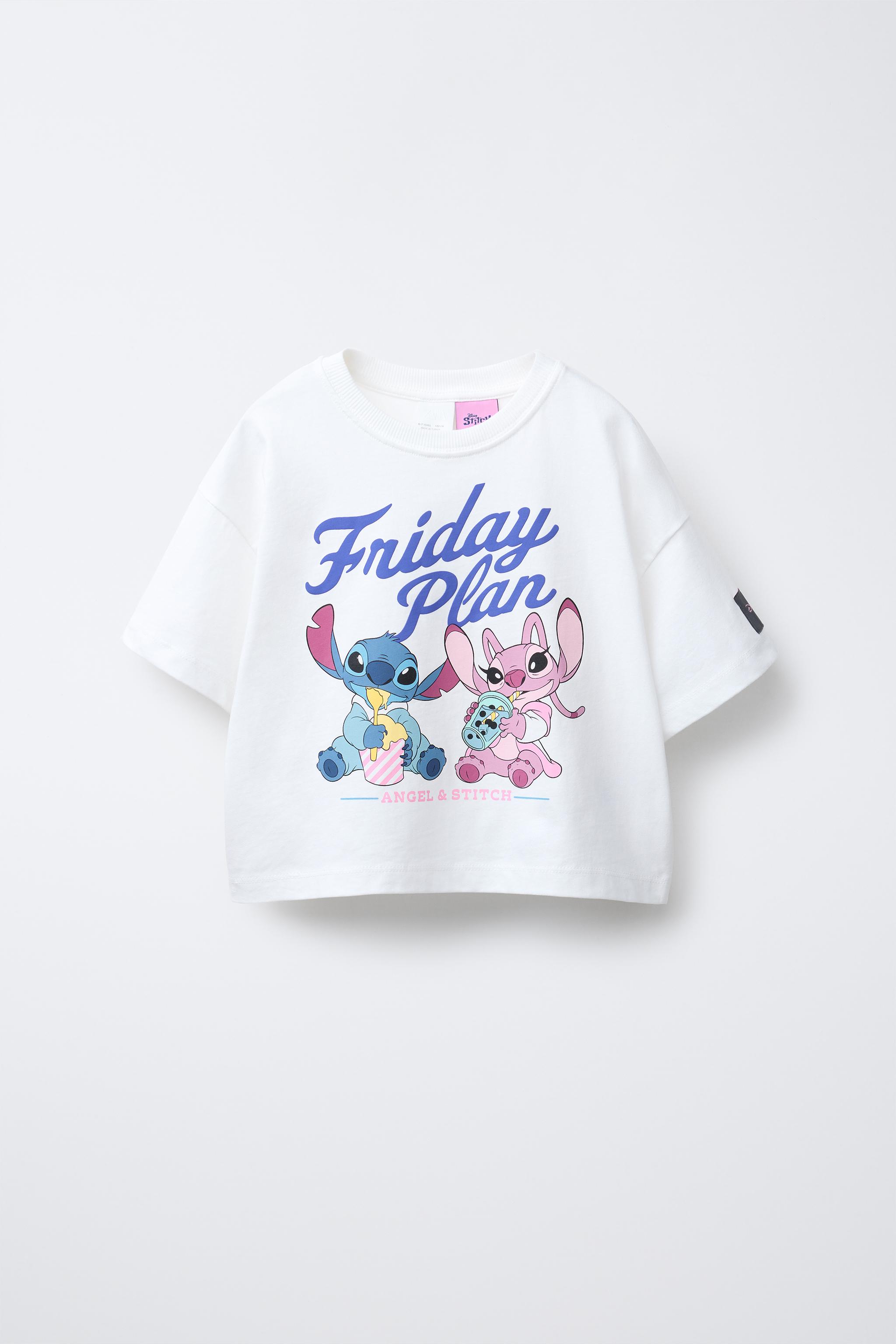 STITCH & ANGEL © DISNEY PRINT T-SHIRT