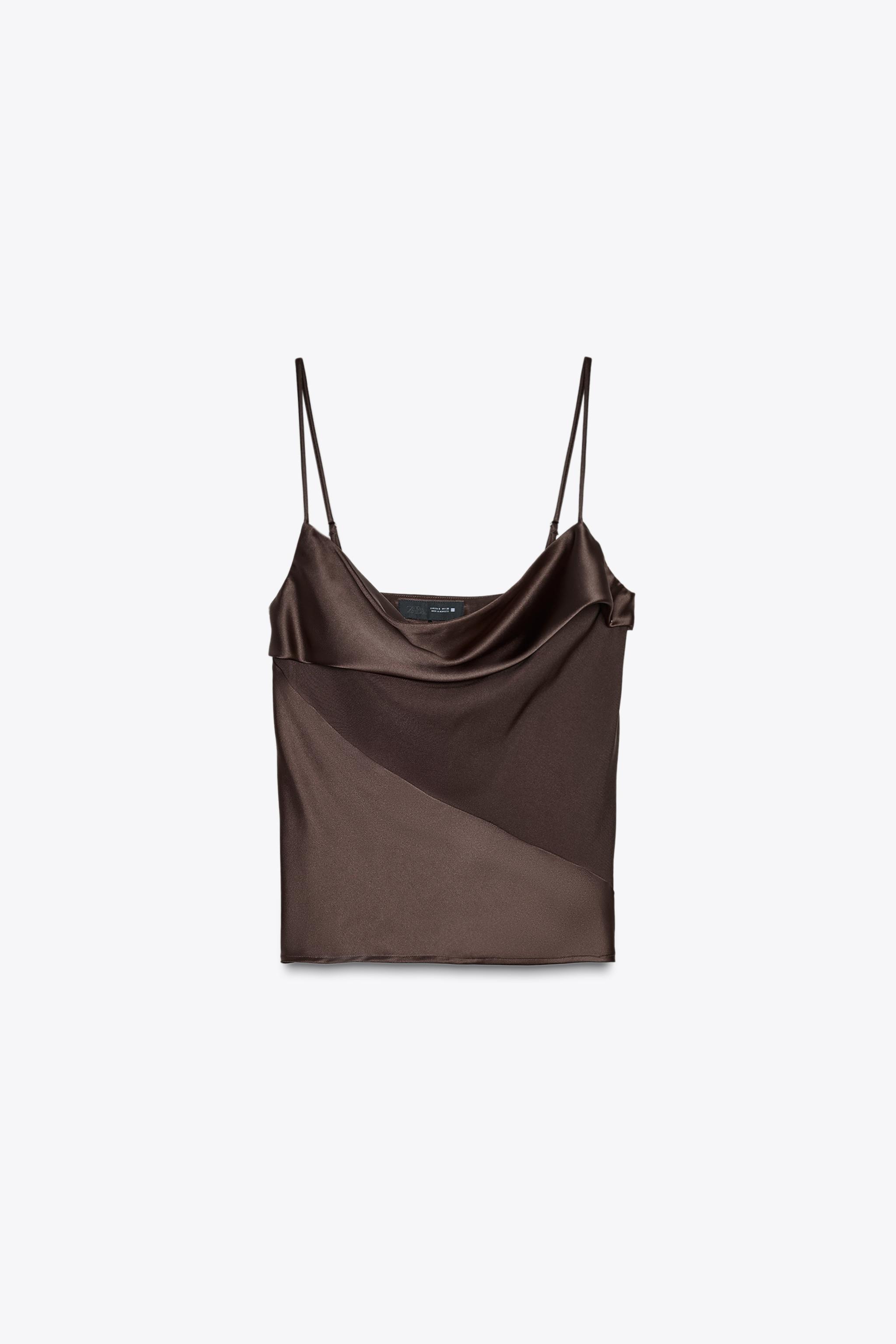 SATIN TRIM CAMISOLE TOP
