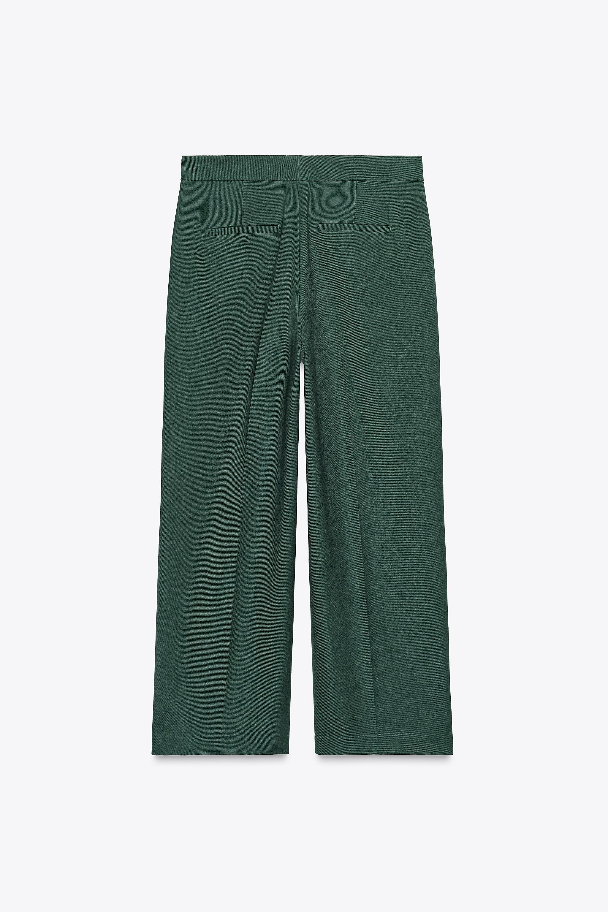 HIGH-WAISTED CULOTTE PANTS