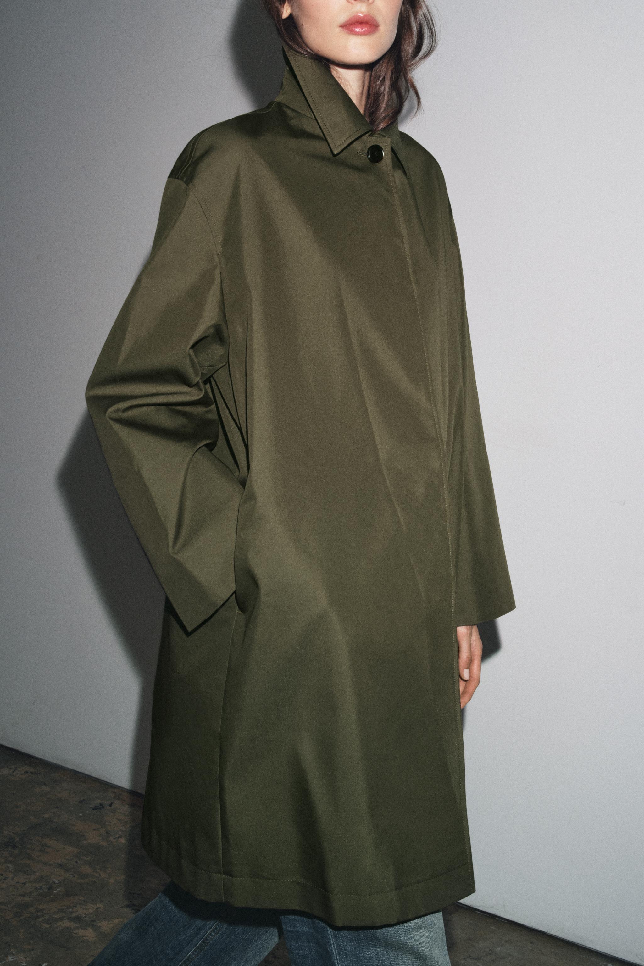 MINIMAL WATER REPELLENT TRENCH COAT ZW COLLECTION