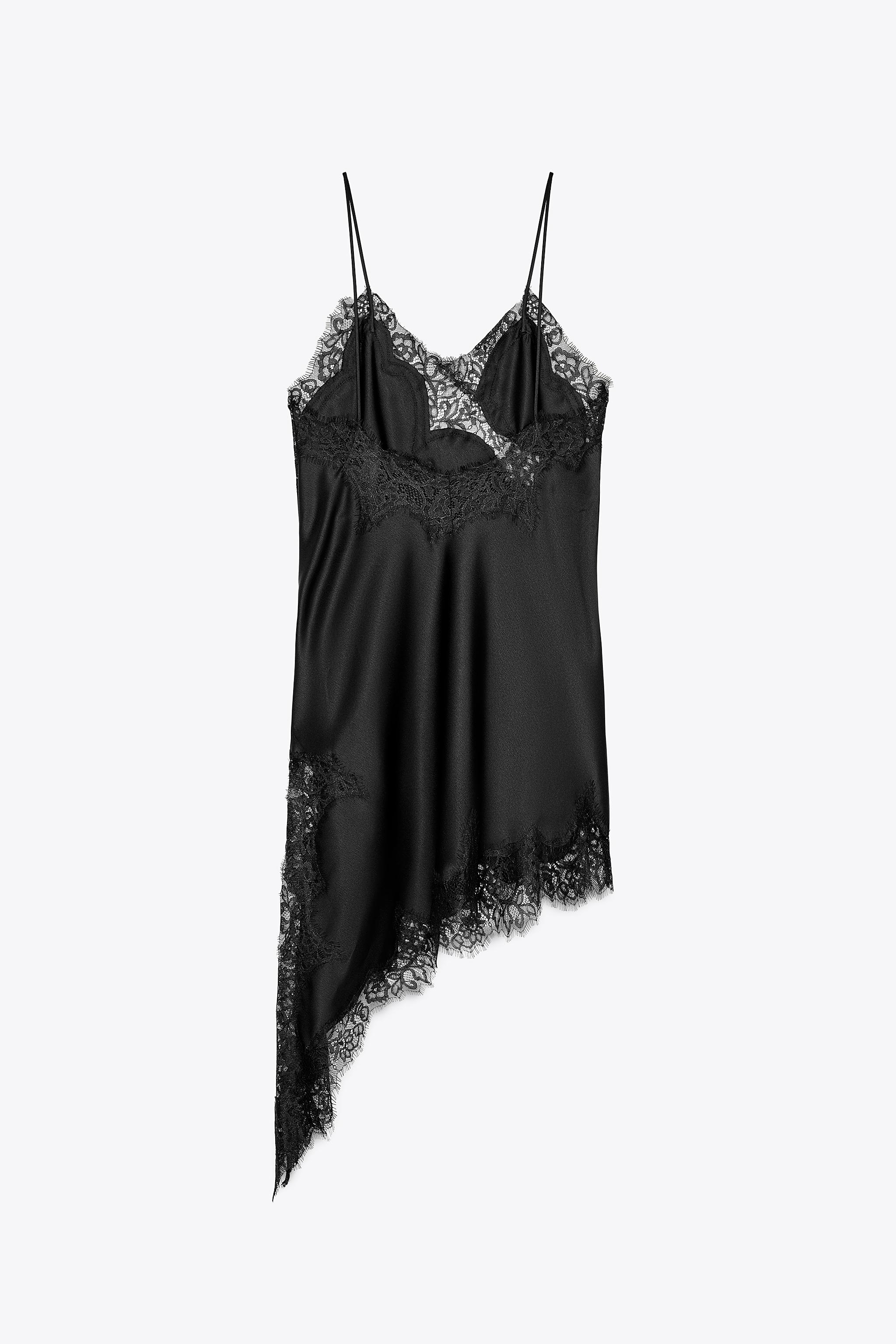 ZW COLLECTION ASYMMETRIC LACE DRESS